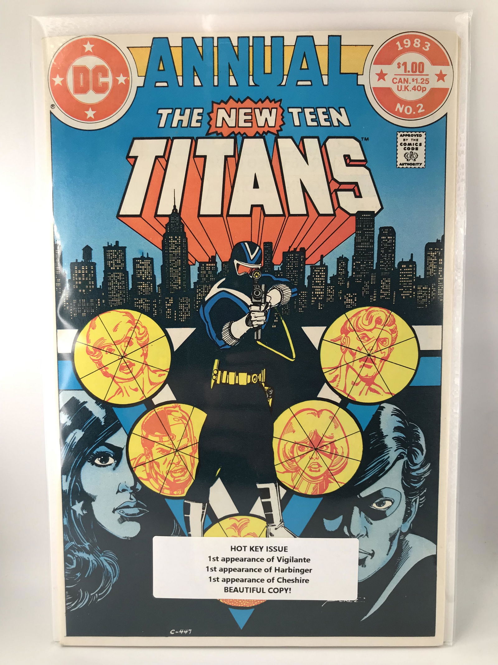 THE NEW TEEN TITANS  #2  KEY ISSUE  (DC COMICS) (1 of 1)
