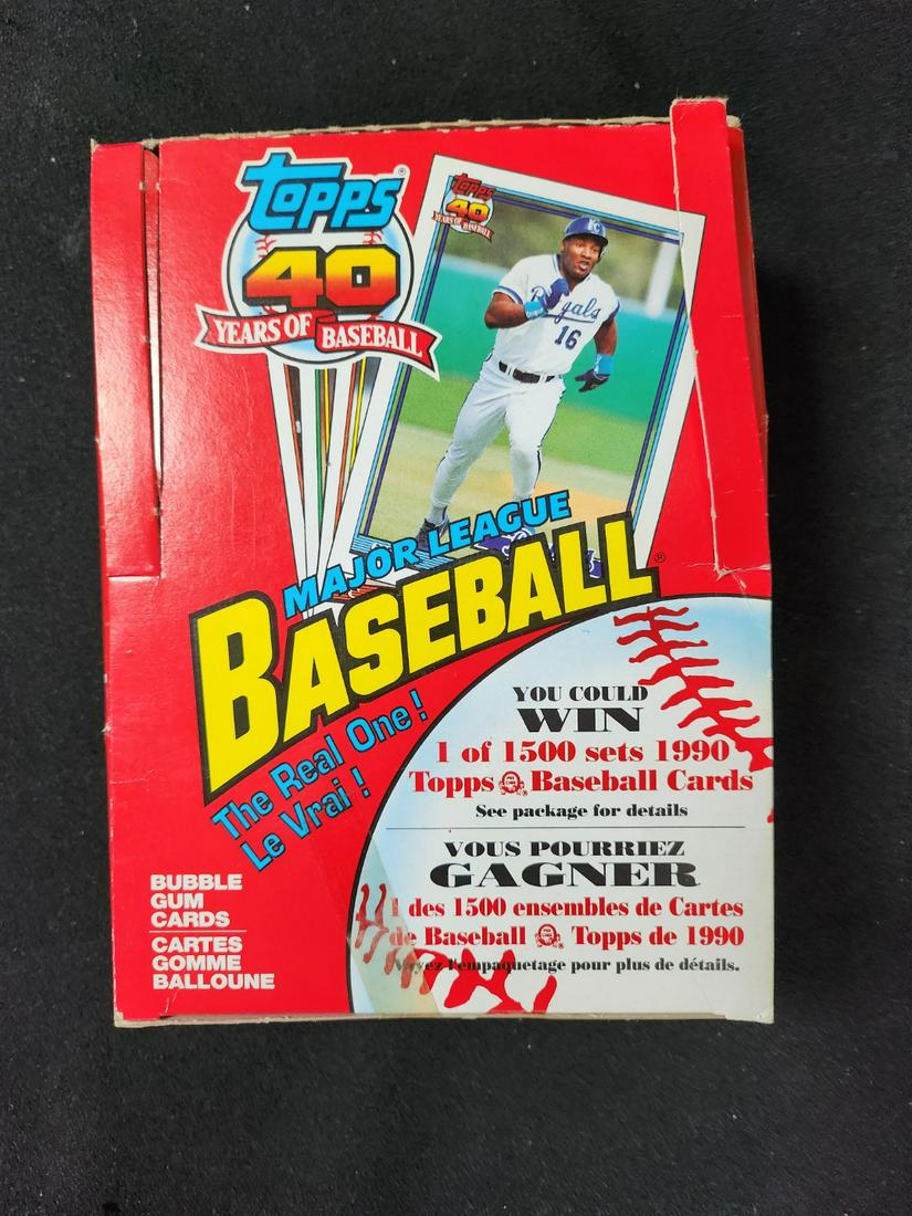 1991 TOPPS BUBBLEGUM CARDS (40 YEARS OF BASEBALL) (1 of 1)