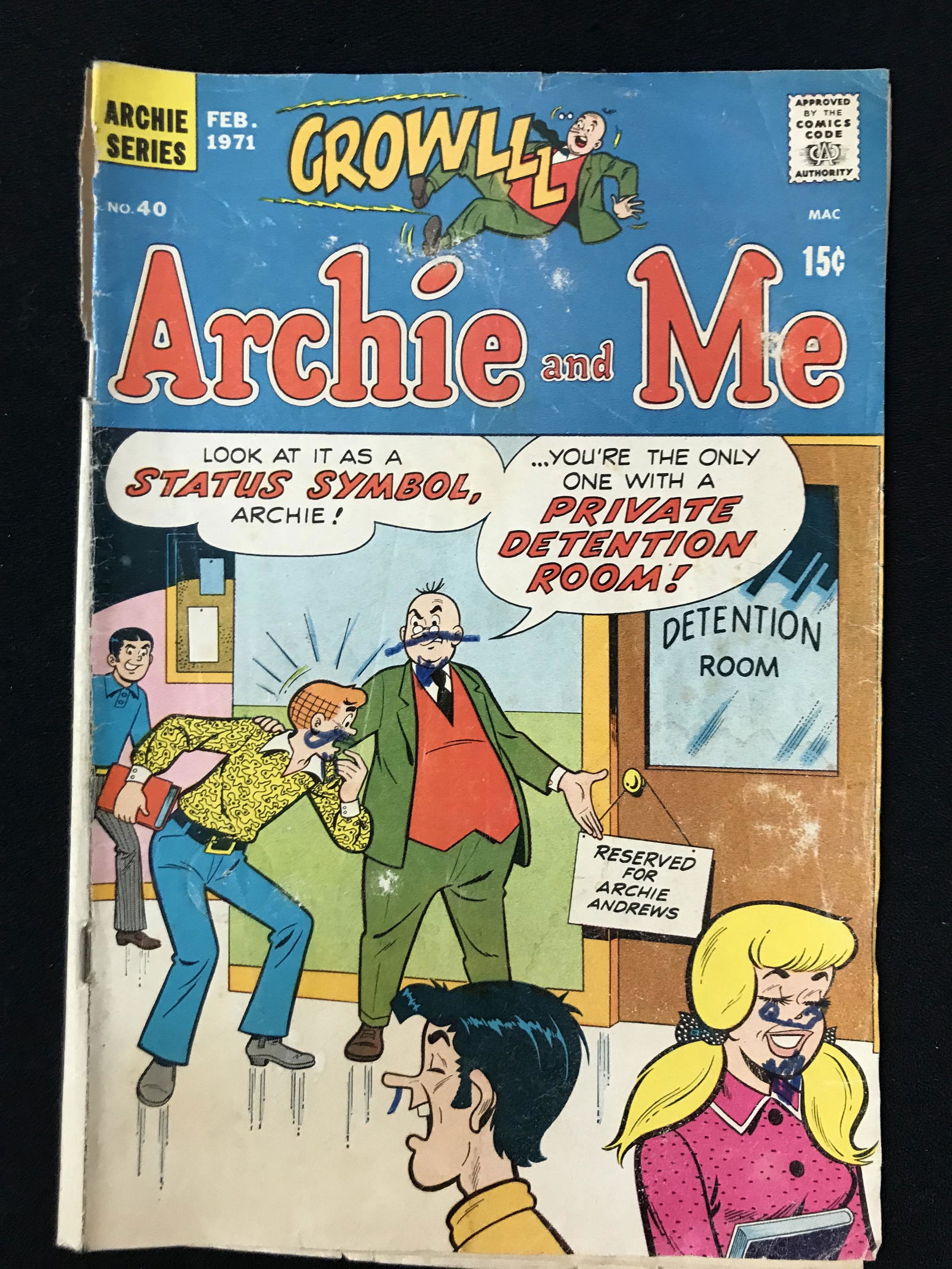 1971 ARCHIE SERIES COMICS ARCHIE AND ME NO. 40 (1 of 1)