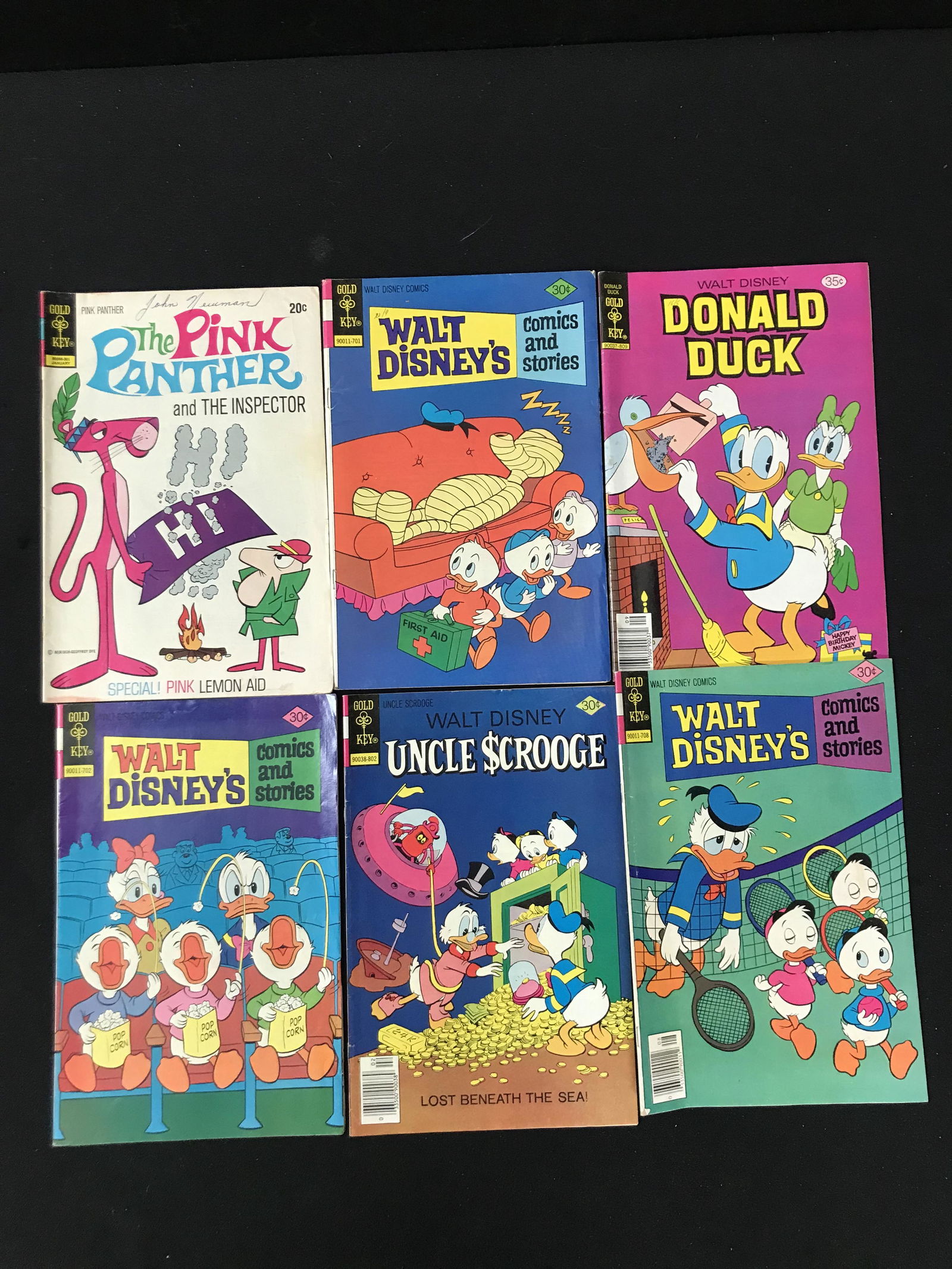 LOT OF 6 GOLD KEY COMIC BOOKS (1 of 1)