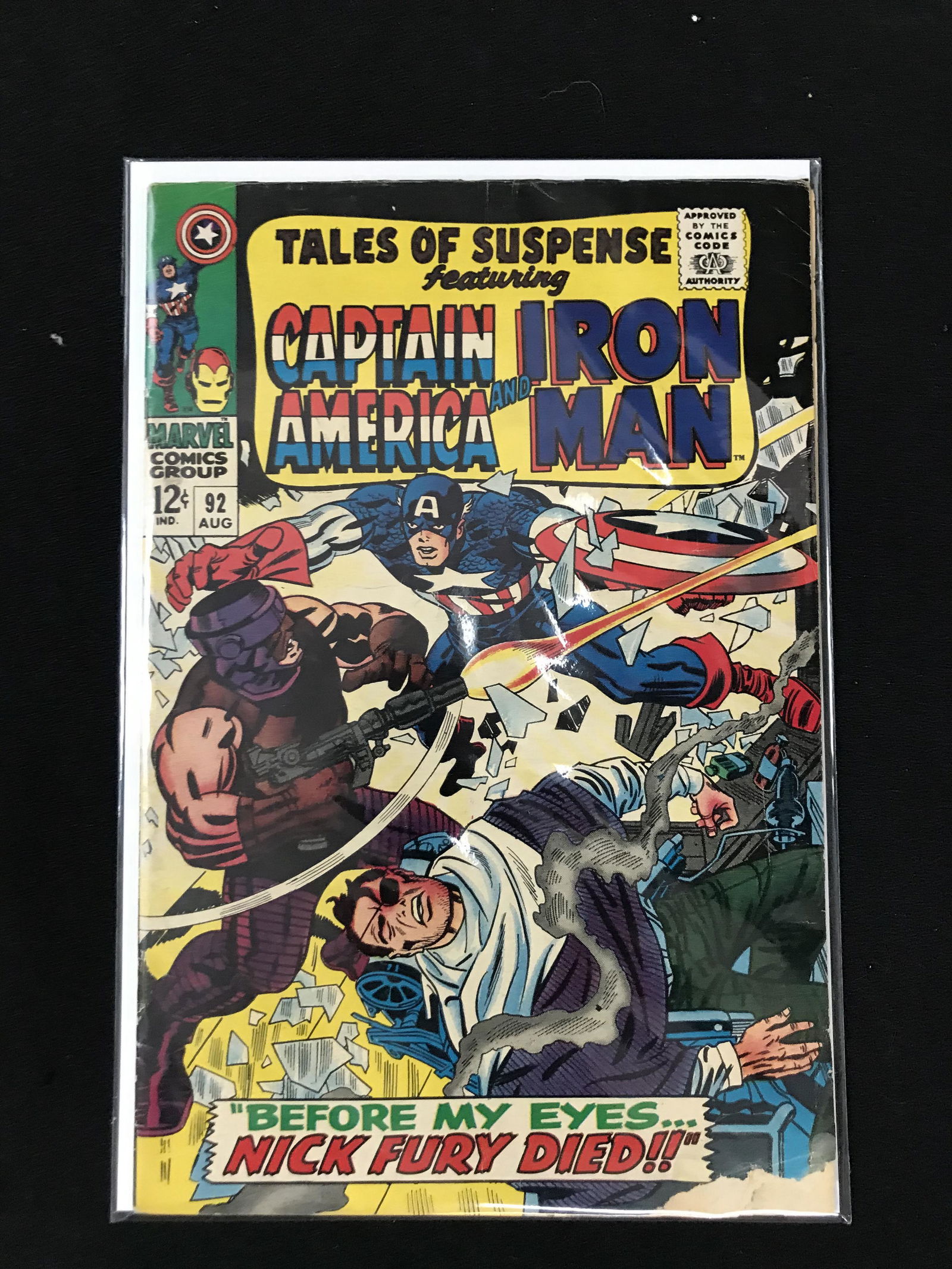 MARVEL COMICS  NO.2 CAPTAIN AMERICA AND IRON MAN (1 of 1)