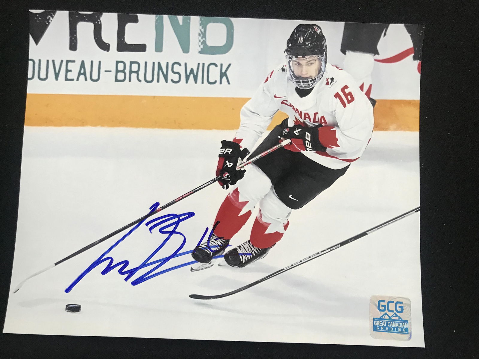 CONNOR BEDARD SIGNED 8X10 (GCG HOLO): CONNOR BEDARD SIGNED 8X10 (GCG HOLO)