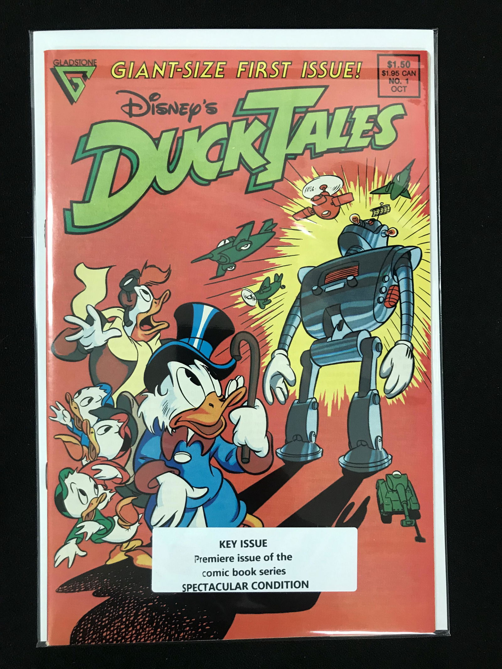 GLADSTONE COMICS NO.1 DISNEYS DUCK TALES (PREMIER ISSUE OF THE COMIC BOOK SERIES) (1 of 1)