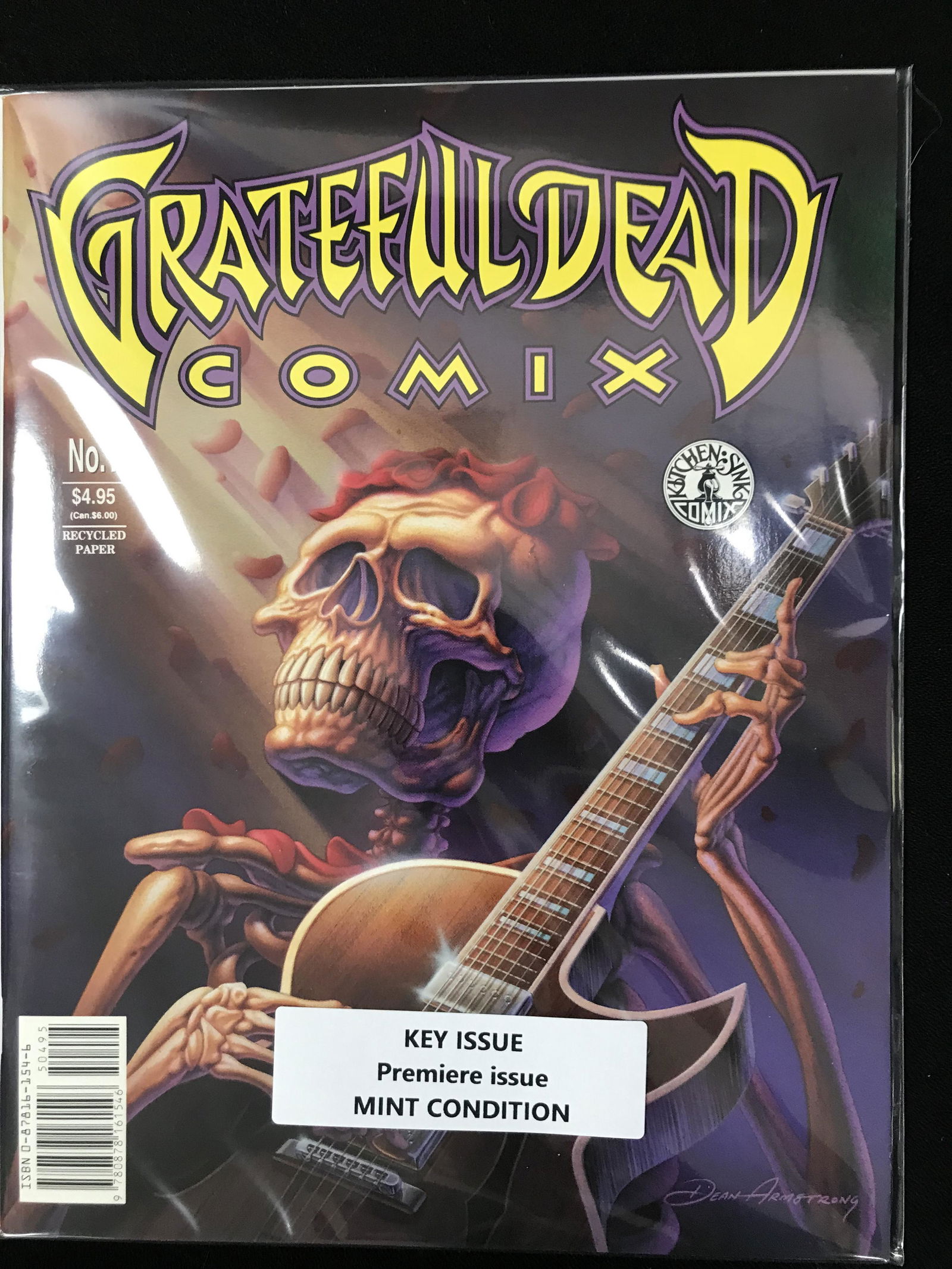 KITCHEN SINK COMIX NO.1 GRATEFUL DEAD COMIX (1 of 1)