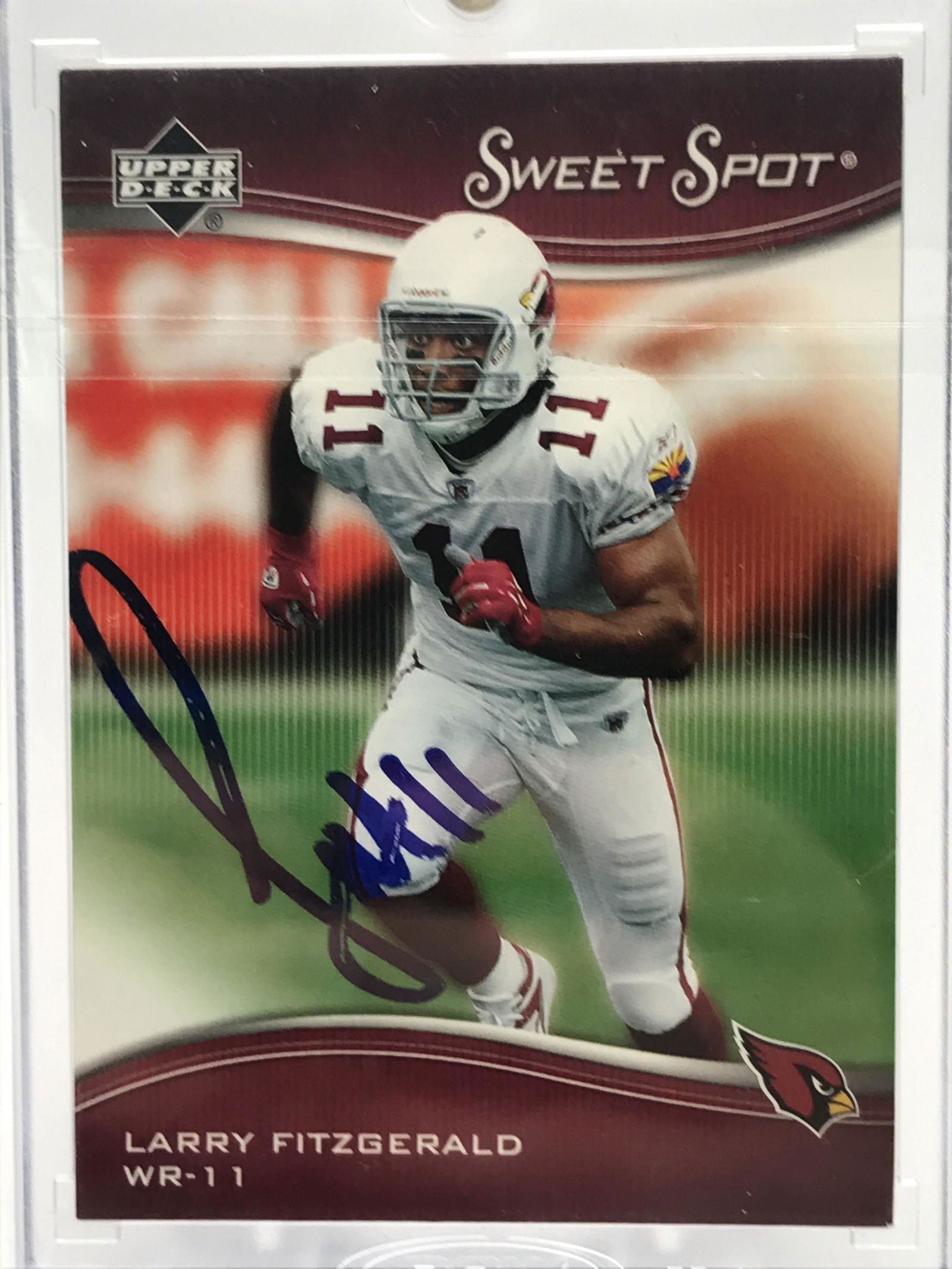 UPPER DECK SWEET SPOT LARRY FITZGERALD SIGNED (1 of 1)