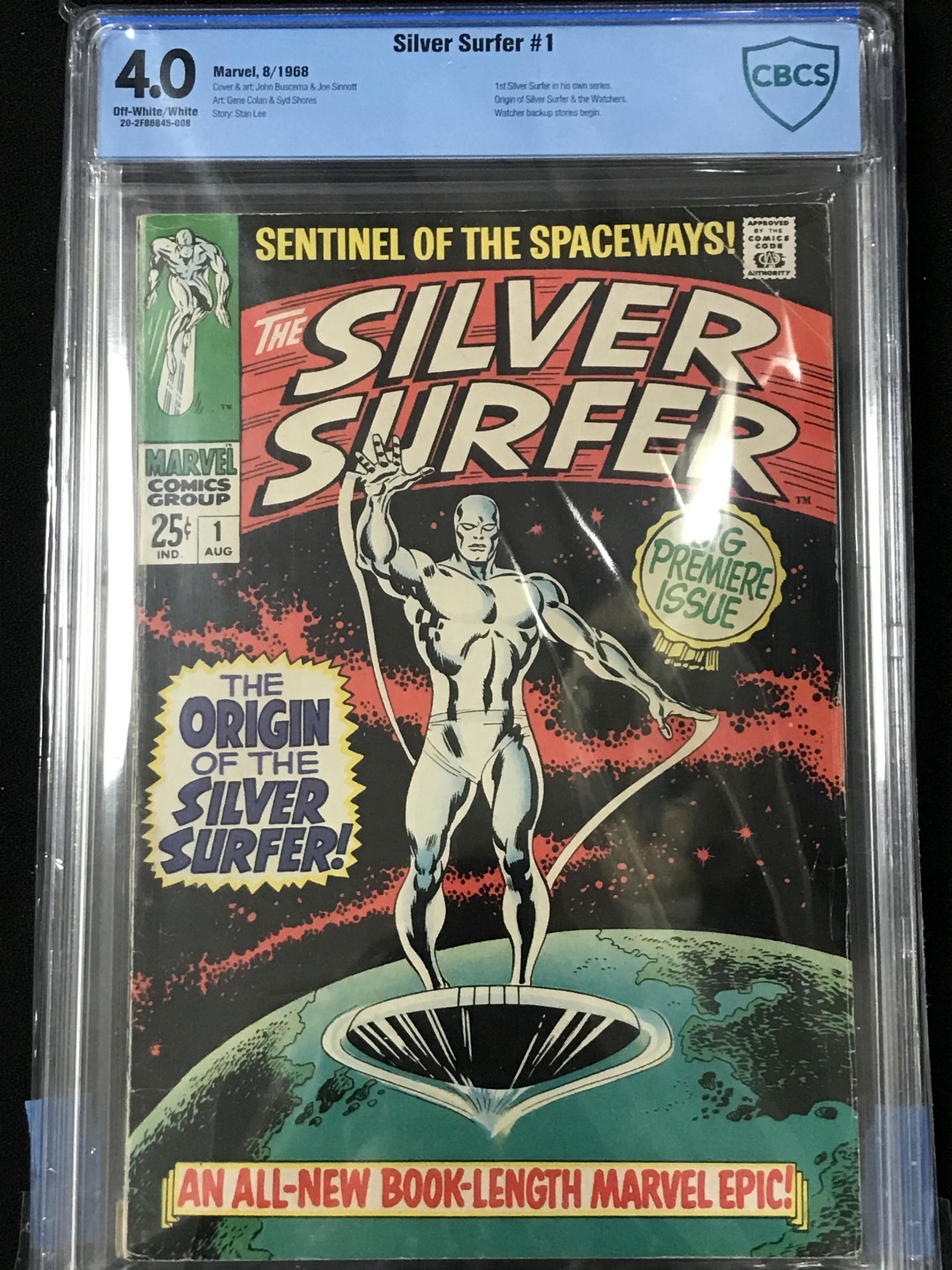 MARVEL COMICS SILVER SURFER NO. 1 (CBCS 4.0) (1 of 1)