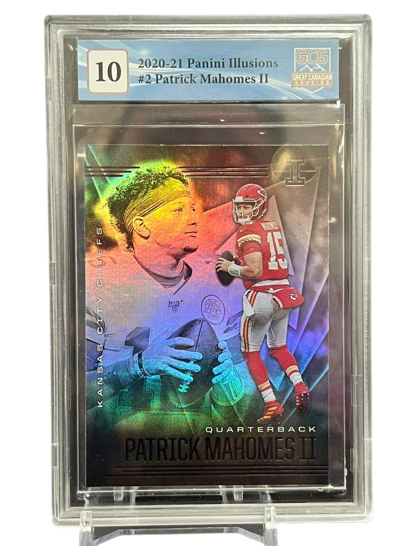 2020-21 PANINI ILLUSIONS PATRICK MAHOMES NO. 2 (GCG 10) (1 of 2)