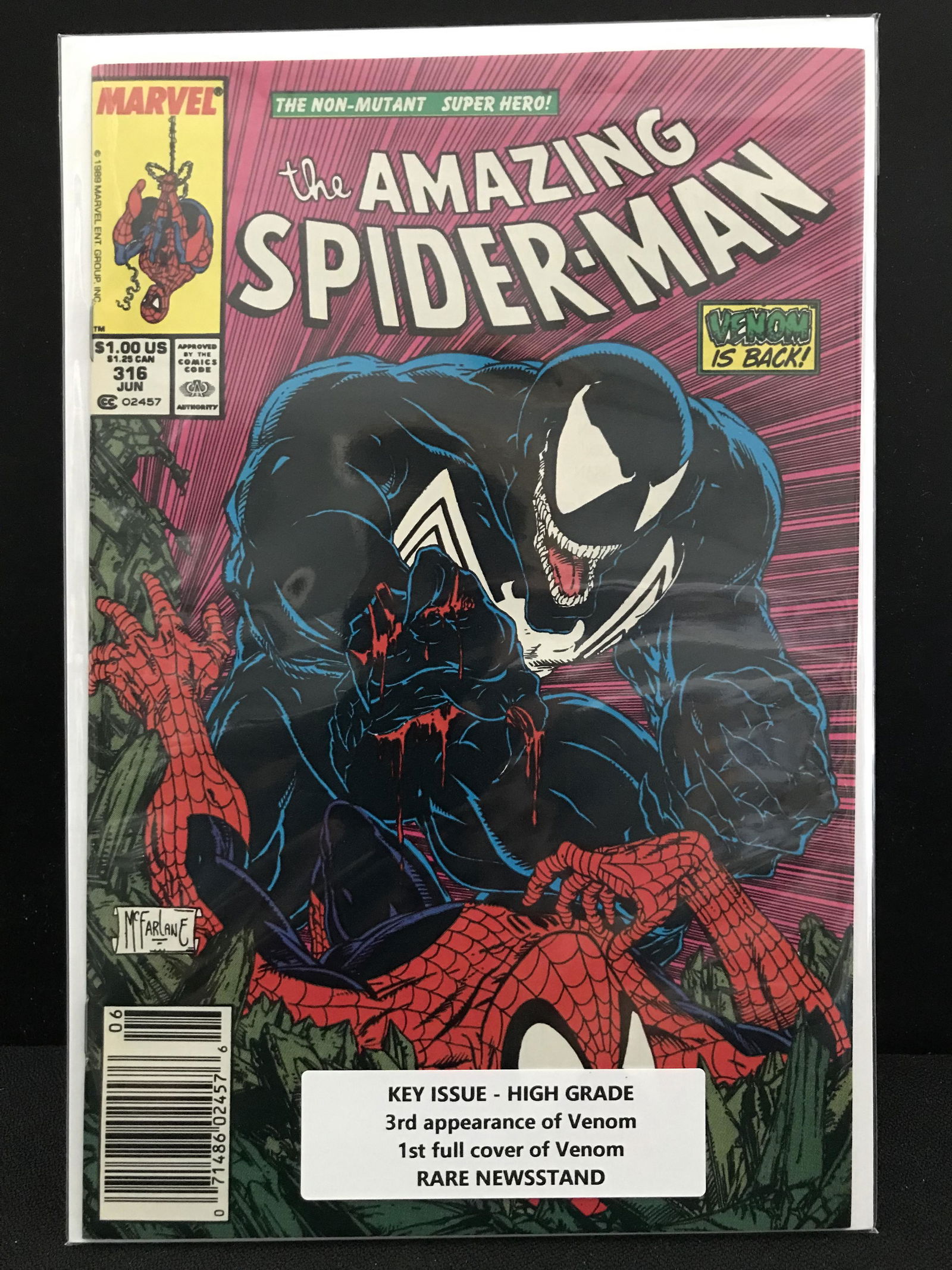 THE AMAZING SPIDER-MAN #316 KEY ISSUE (MARVEL COMICS) (1 of 1)