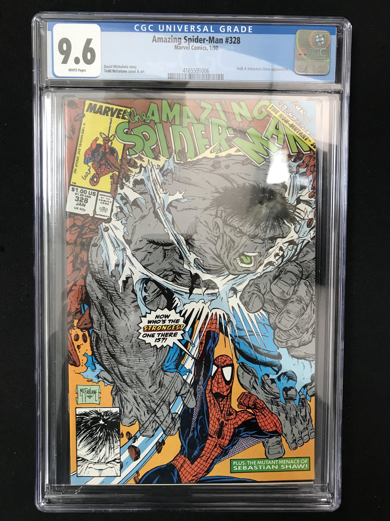 THE AMAZING SPIDER-MAN #328 CGC GRADED 9.6 (MARVEL COMICS) (1 of 1)