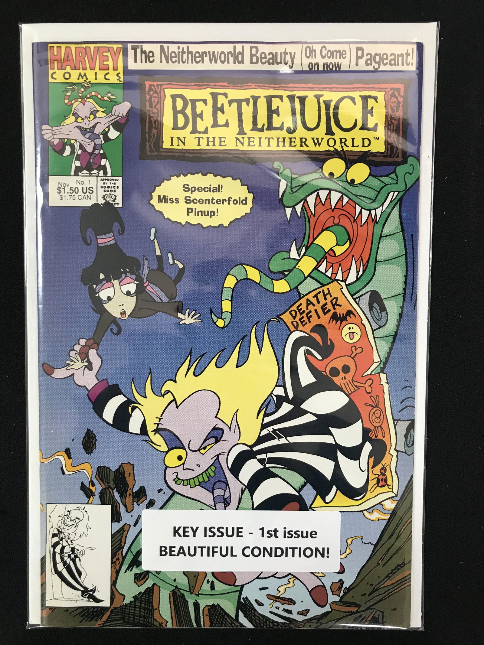 HARVEY COMICS NO.1 BEETLEJUICE (1ST ISSUE) (1 of 1)