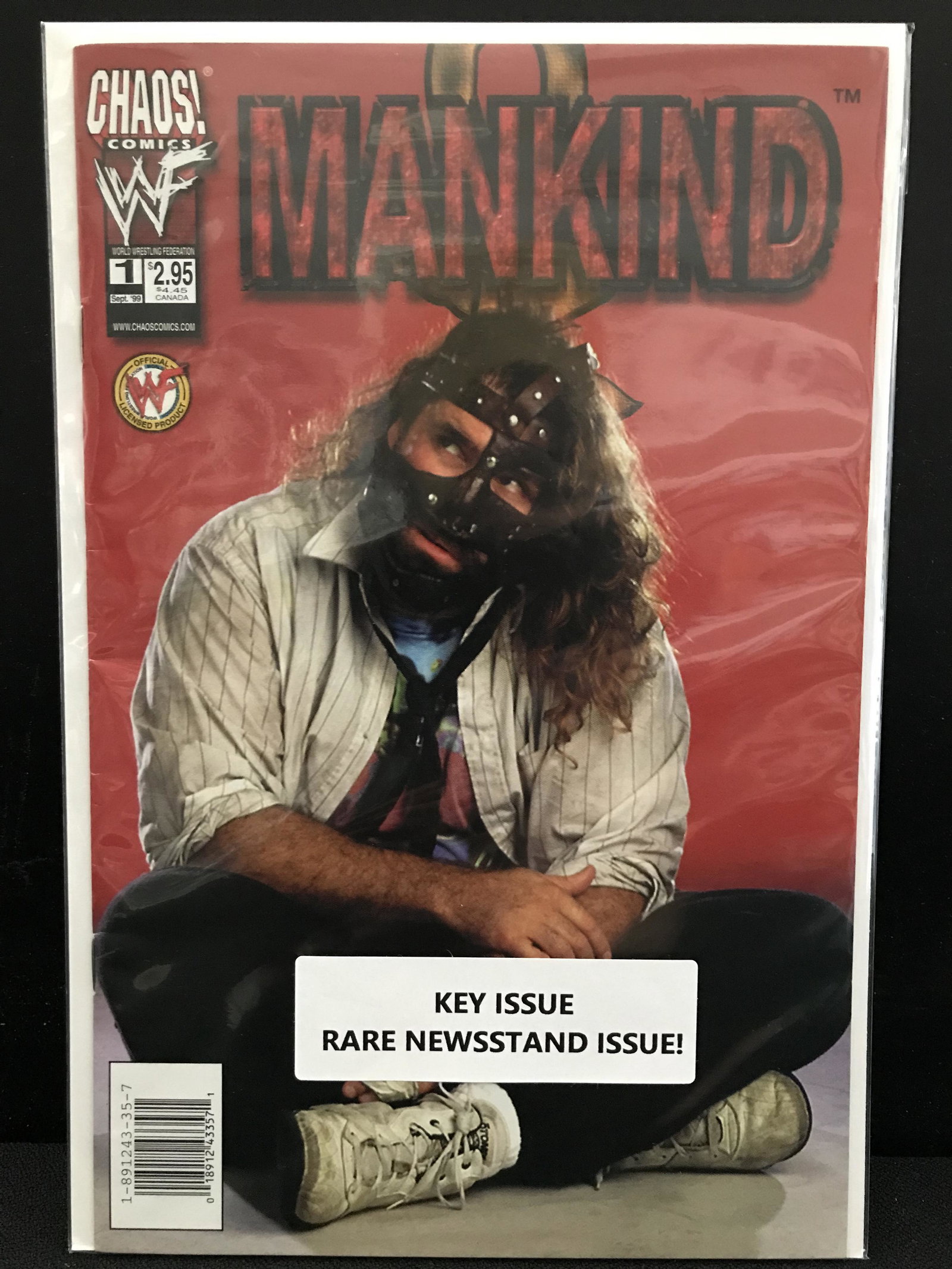 CHAOS COMICS NO.1 MANKIND (RARE NEWSSTAND ISSUE) (1 of 1)