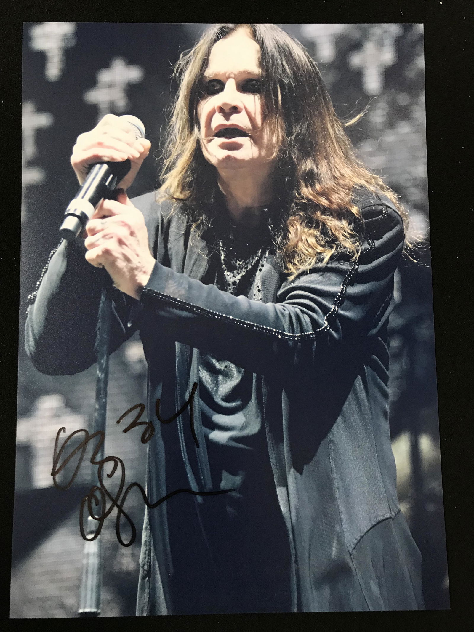 OZZY OSBOURNE SIGNED PHOTOGRAPH 8X10 (RA COA) (1 of 2)