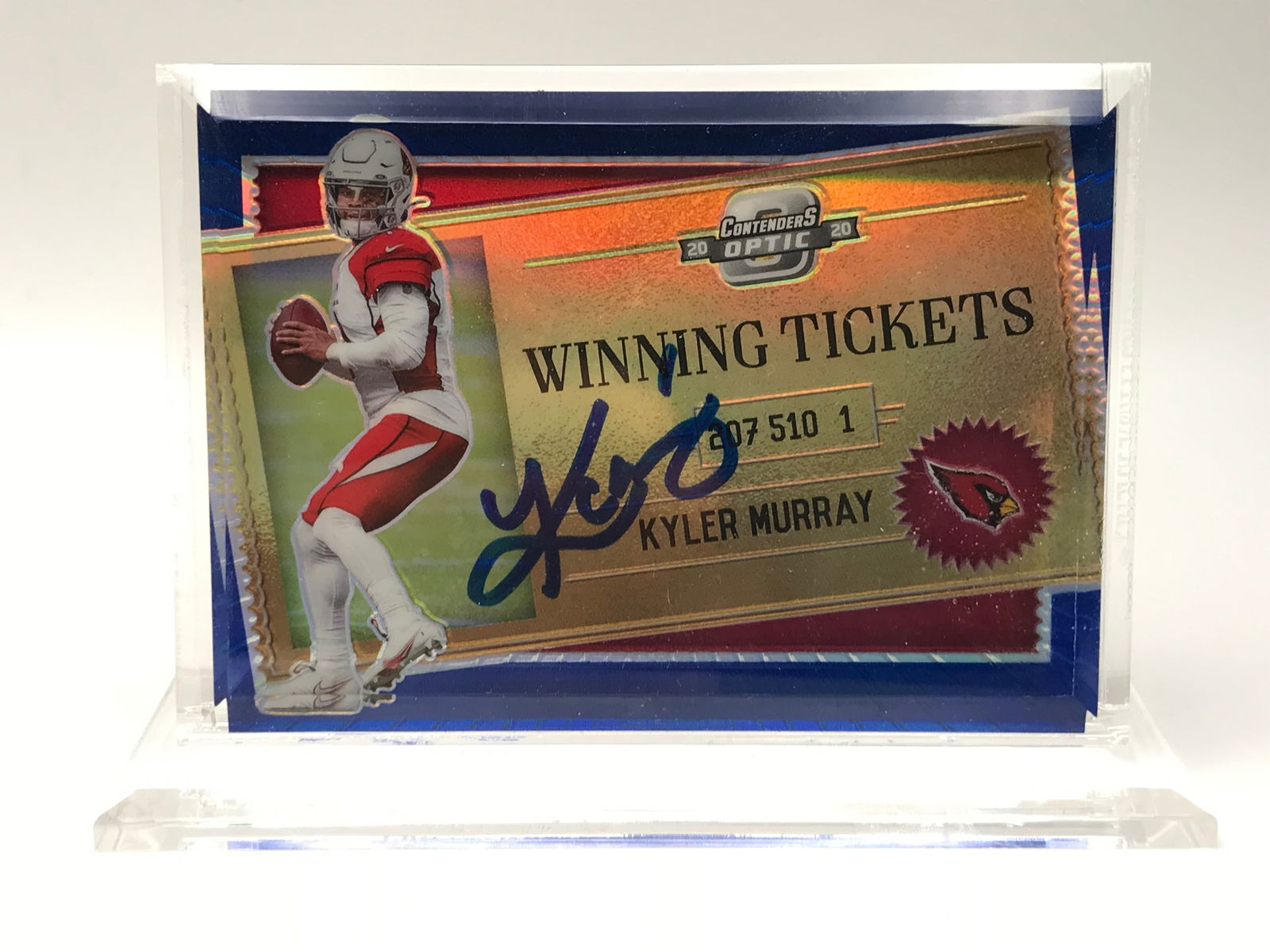 2020 PANINI OPTIC CONTENDERS KYLER MURRAY SIGNED WINNING TICKET 2/99 (1 of 2)