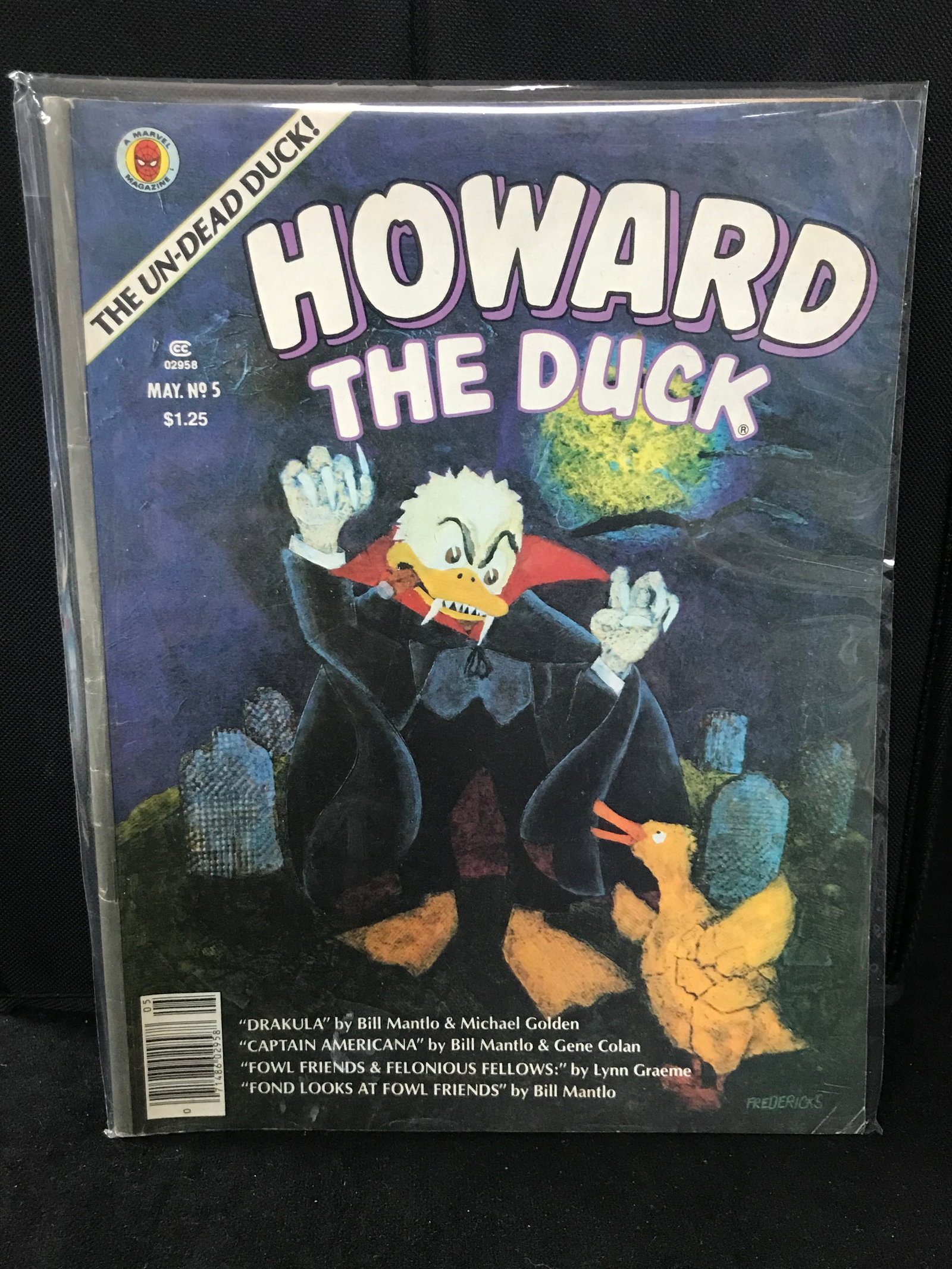 HOWARD THE DUCK #5 MARVEL MAGAZINE (MARVEL COMICS): Prices are in Canadian dollars