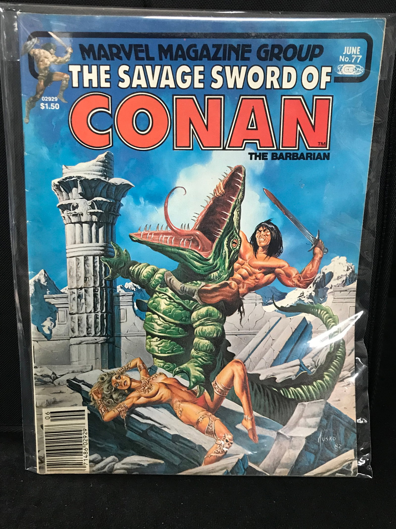 THE SAVAGE SWORD OF CONAN #77 (MARVEL COMICS): Prices are in Canadian dollars