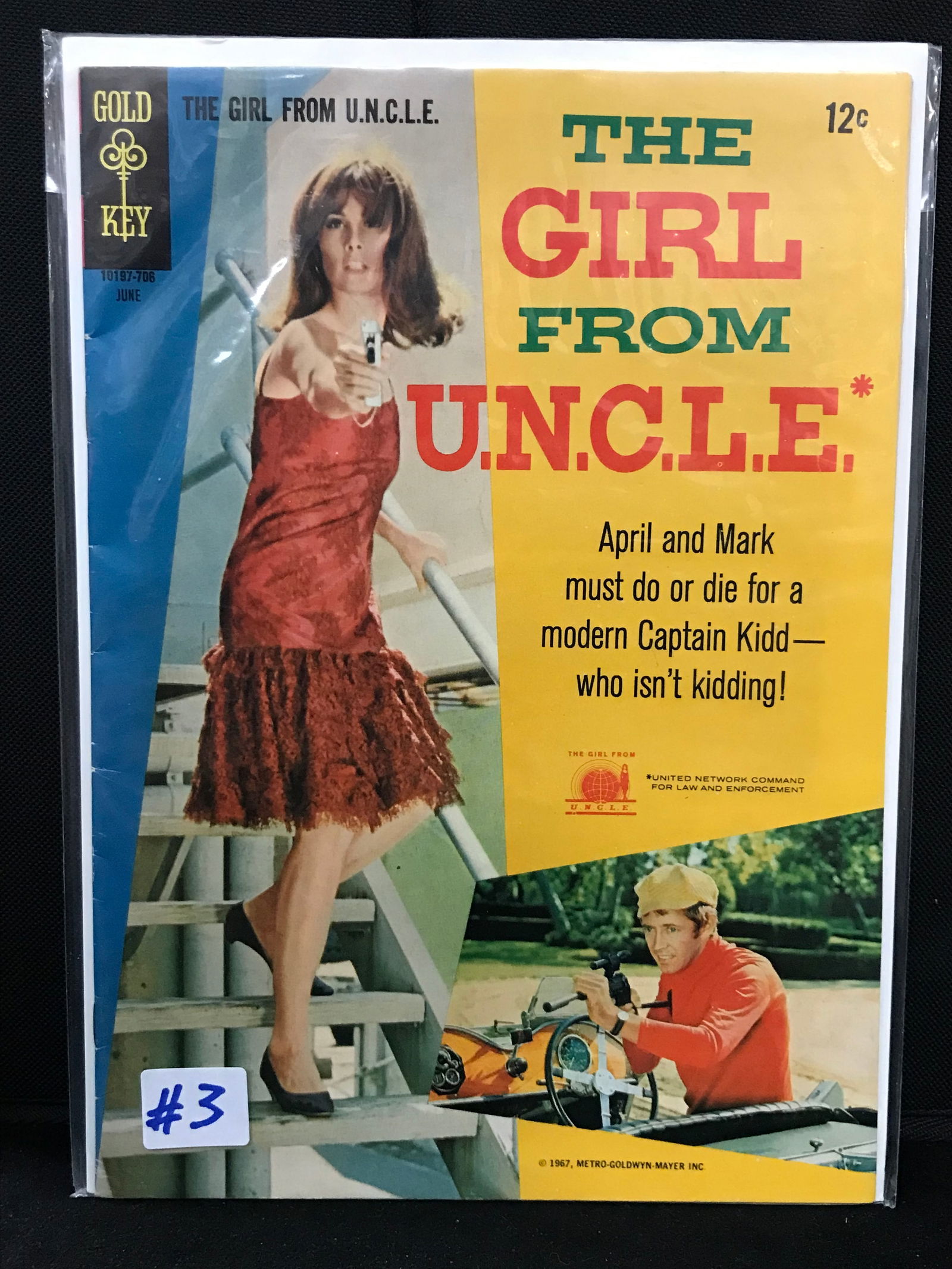 THE GIRL FORM U.N.C.L.E. #3  (GOLD KEY COMICS) (1 of 1)