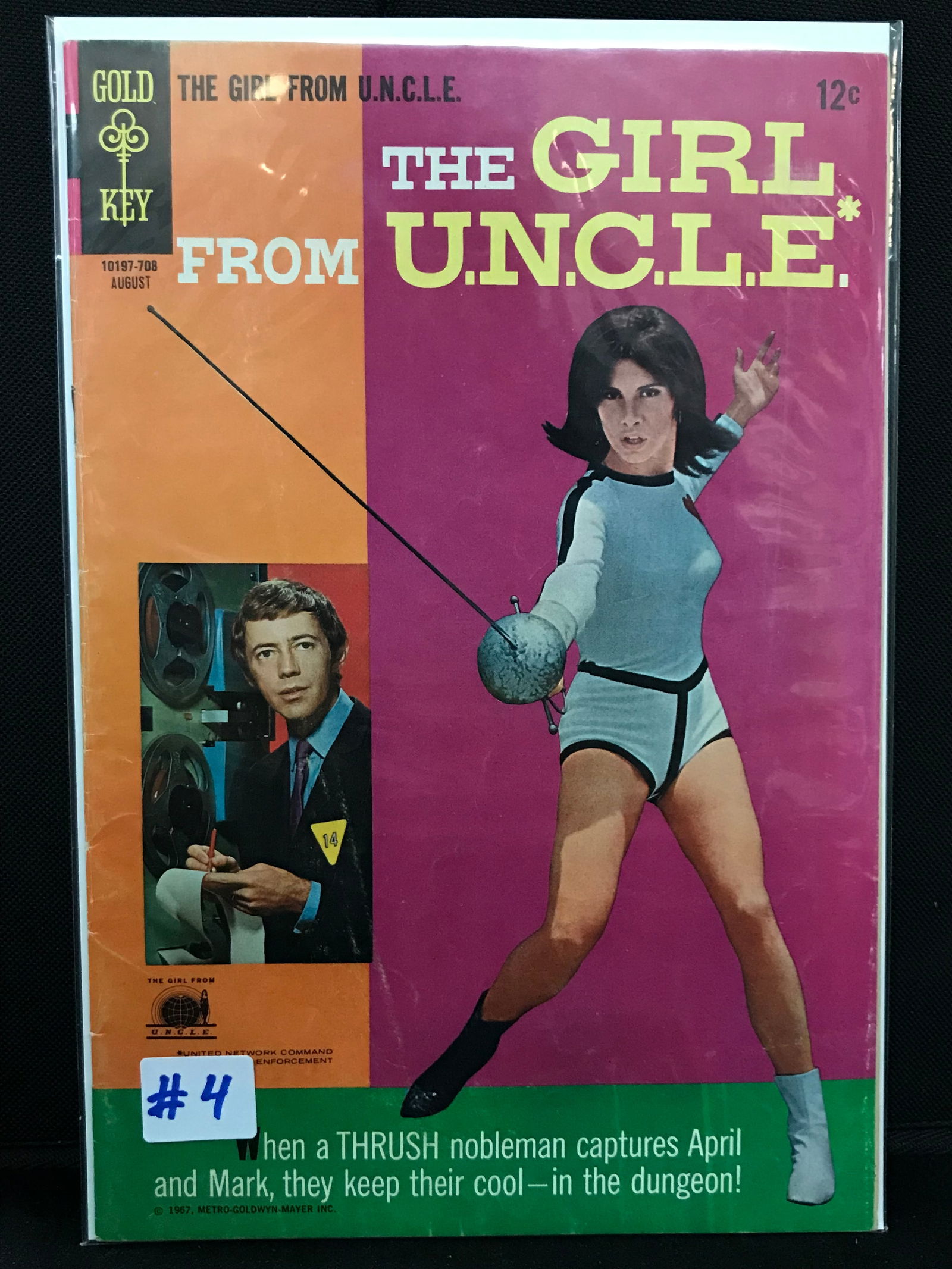 THE GIRL FORM U.N.C.L.E. #4   (GOLD KEY COMICS) (1 of 1)