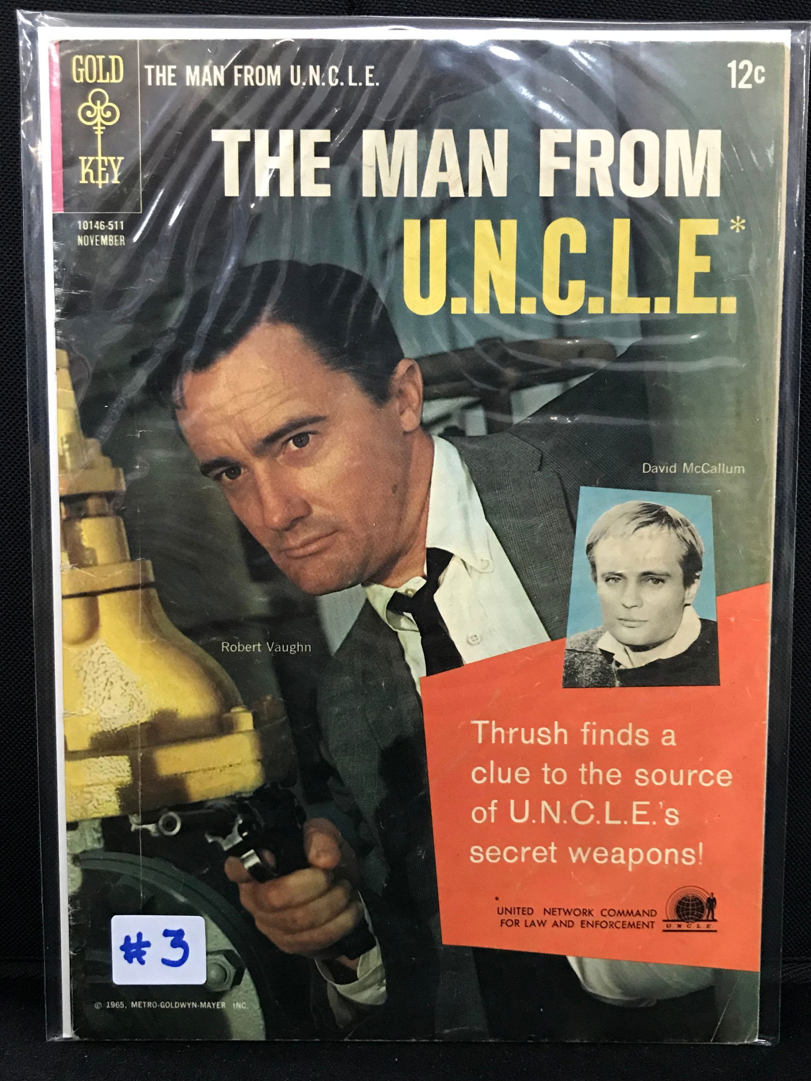 THE MAN FROM U.N.C.L.E. #3   (GOLD KEY COMICS) (1 of 1)