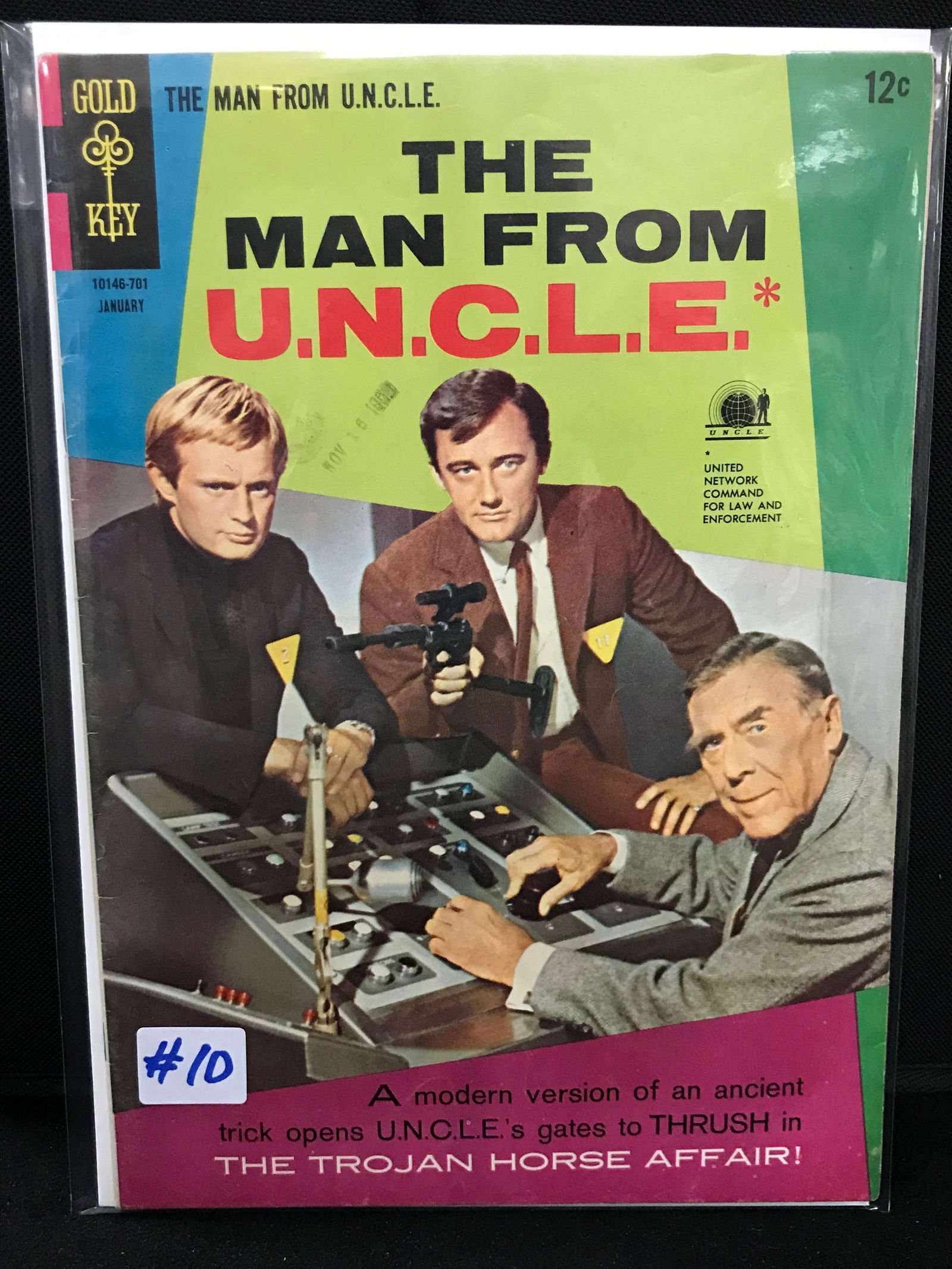 THE MAN FROM U.N.C.L.E. #10   (GOLD KEY COMICS) (1 of 1)