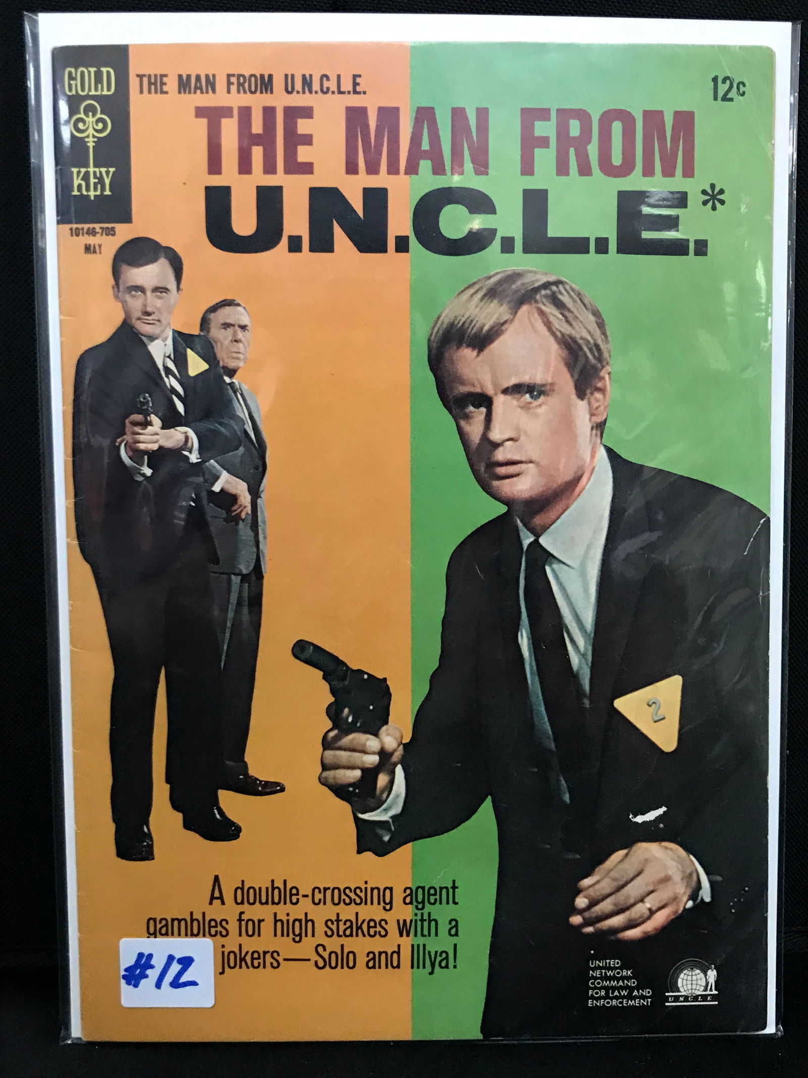 THE MAN FROM U.N.C.L.E. #12   (GOLD KEY COMICS) (1 of 1)