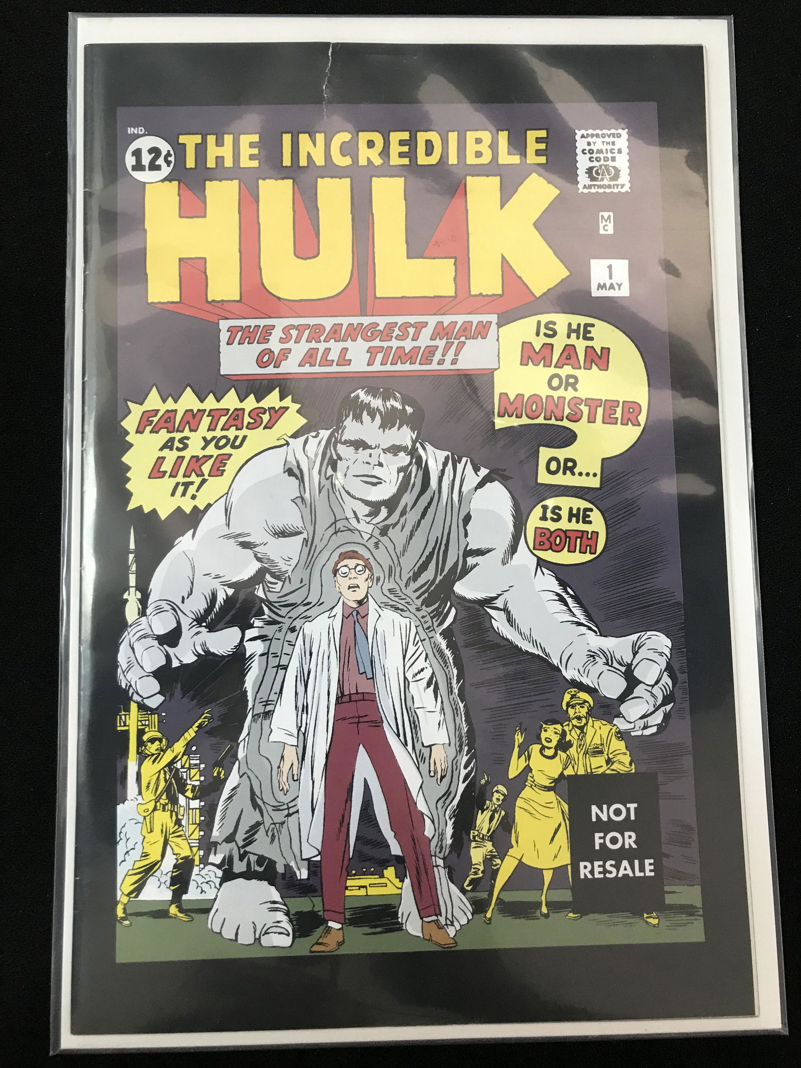 THE INCREDIBLE HULK #1 REPRINT   (MARVEL COMICS) (1 of 1)