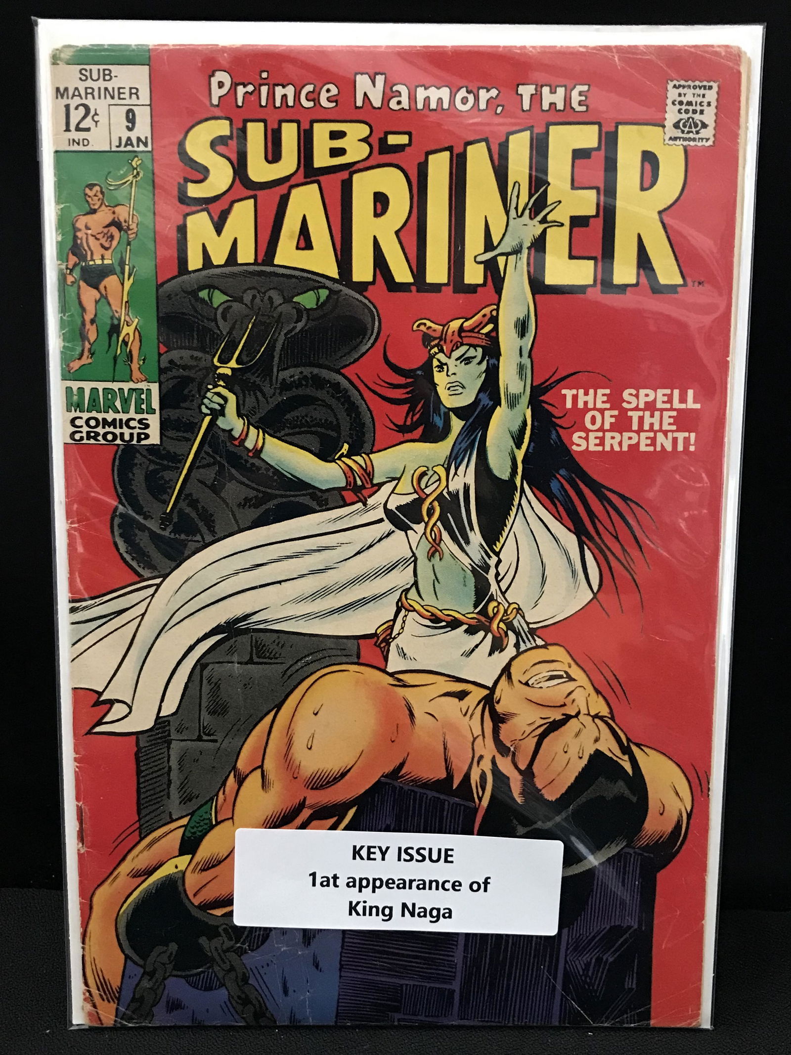 MARVEL COMICS SUB-MARINER NO. 9 (1ST APP KING NAGA) (1 of 1)