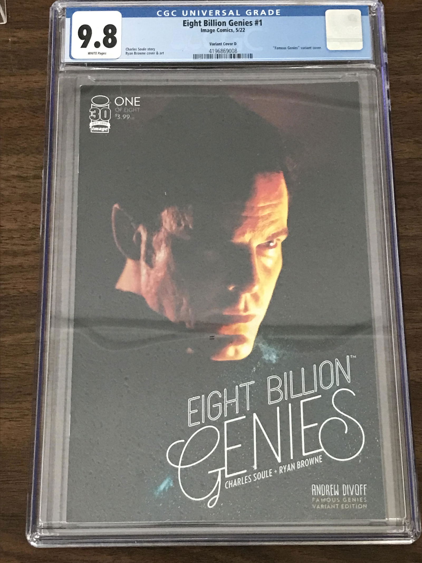 IMAGE COMICS EIGHT BILLION GENIES NO.1 (CGC 9.8) (1 of 1)