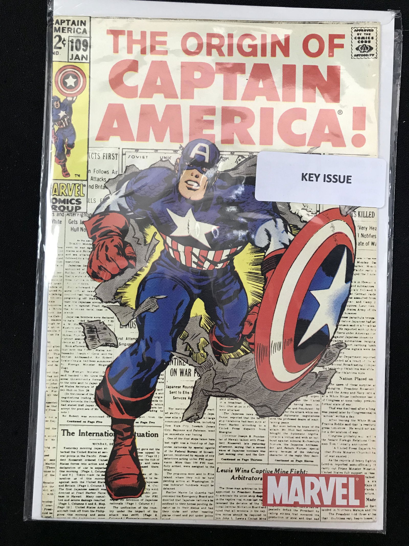 MARVEL COMICS CAPTAIN AMERICA NO. 109 (1 of 1)