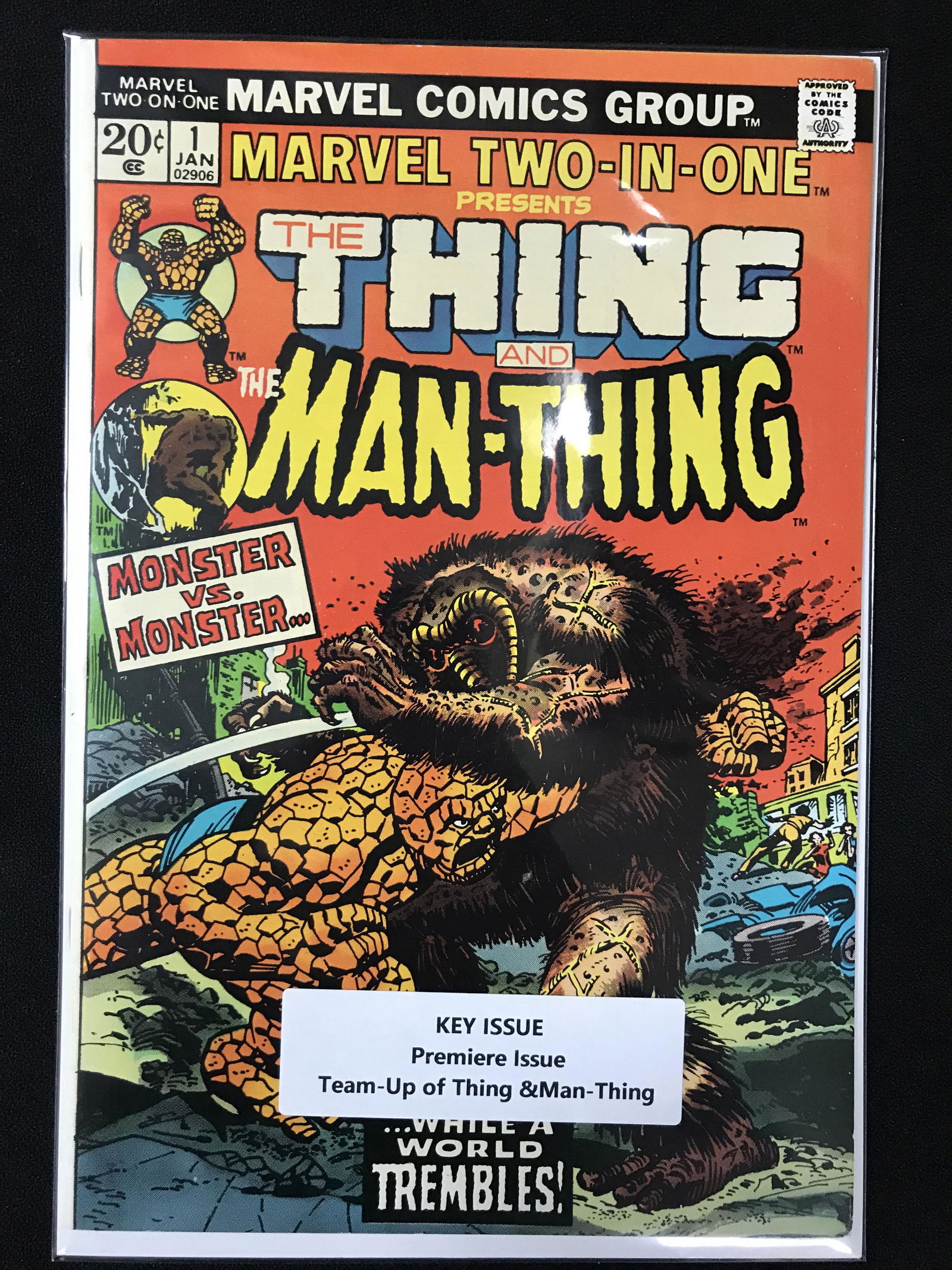 MARVEL COMICS THE THING AND MAN-THING NO. 1 (1 of 1)