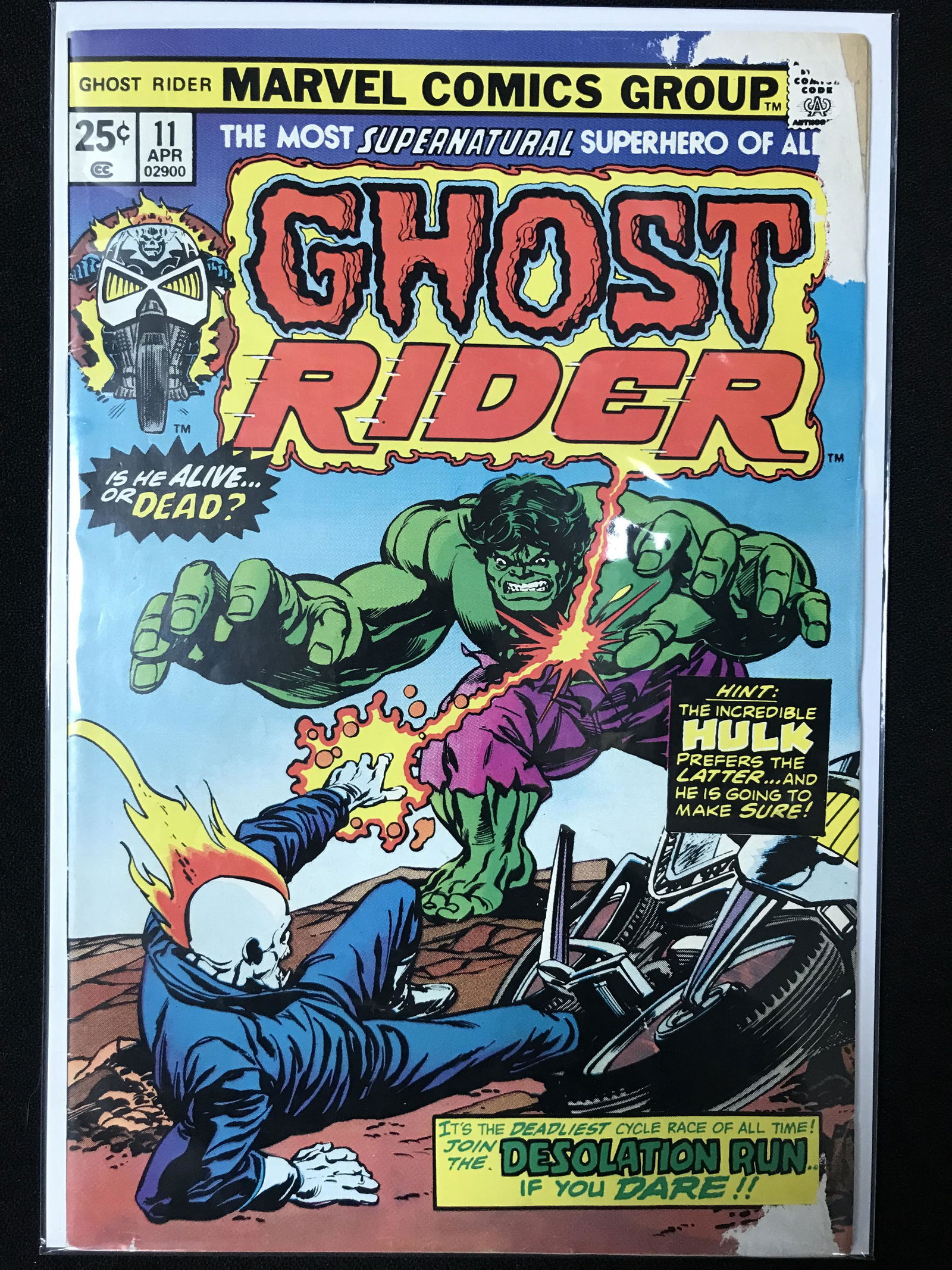 GHOST RIDER #11  (MARVEL COMICS) (1 of 1)