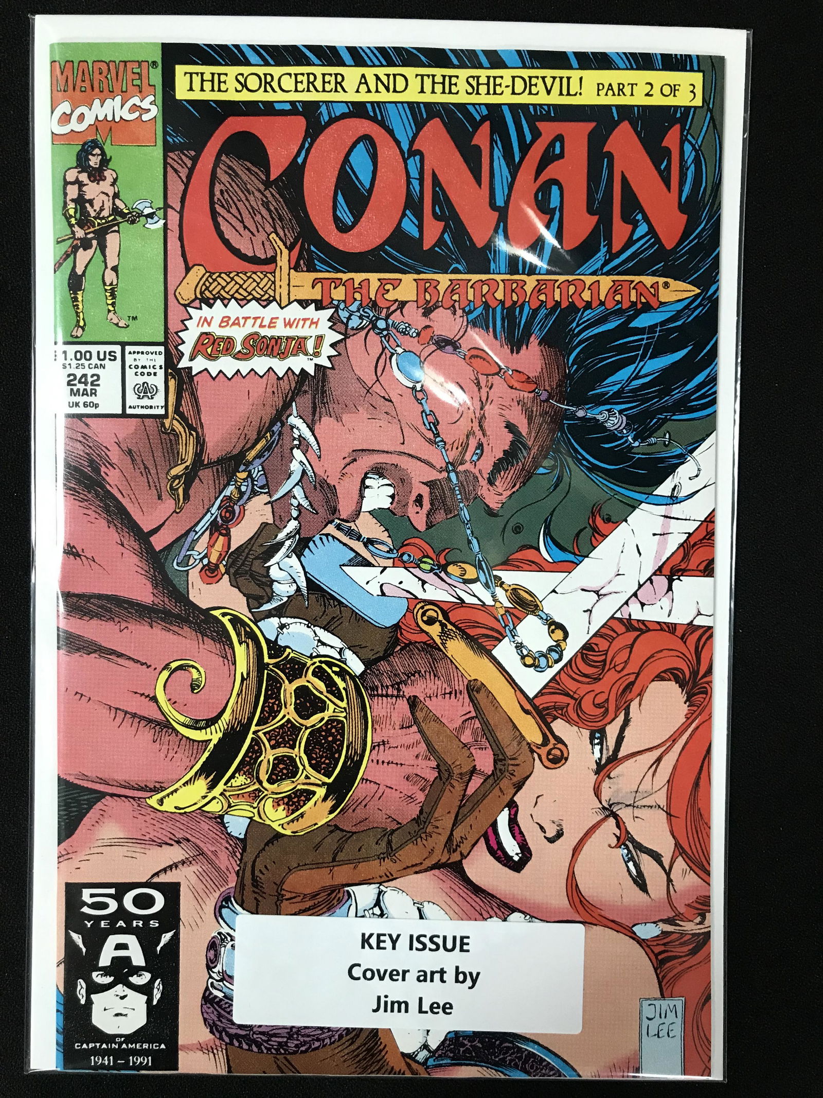 CONAN THE BARBARIAN #242 KEY ISSUE  (MARVEL COMICS) (1 of 1)