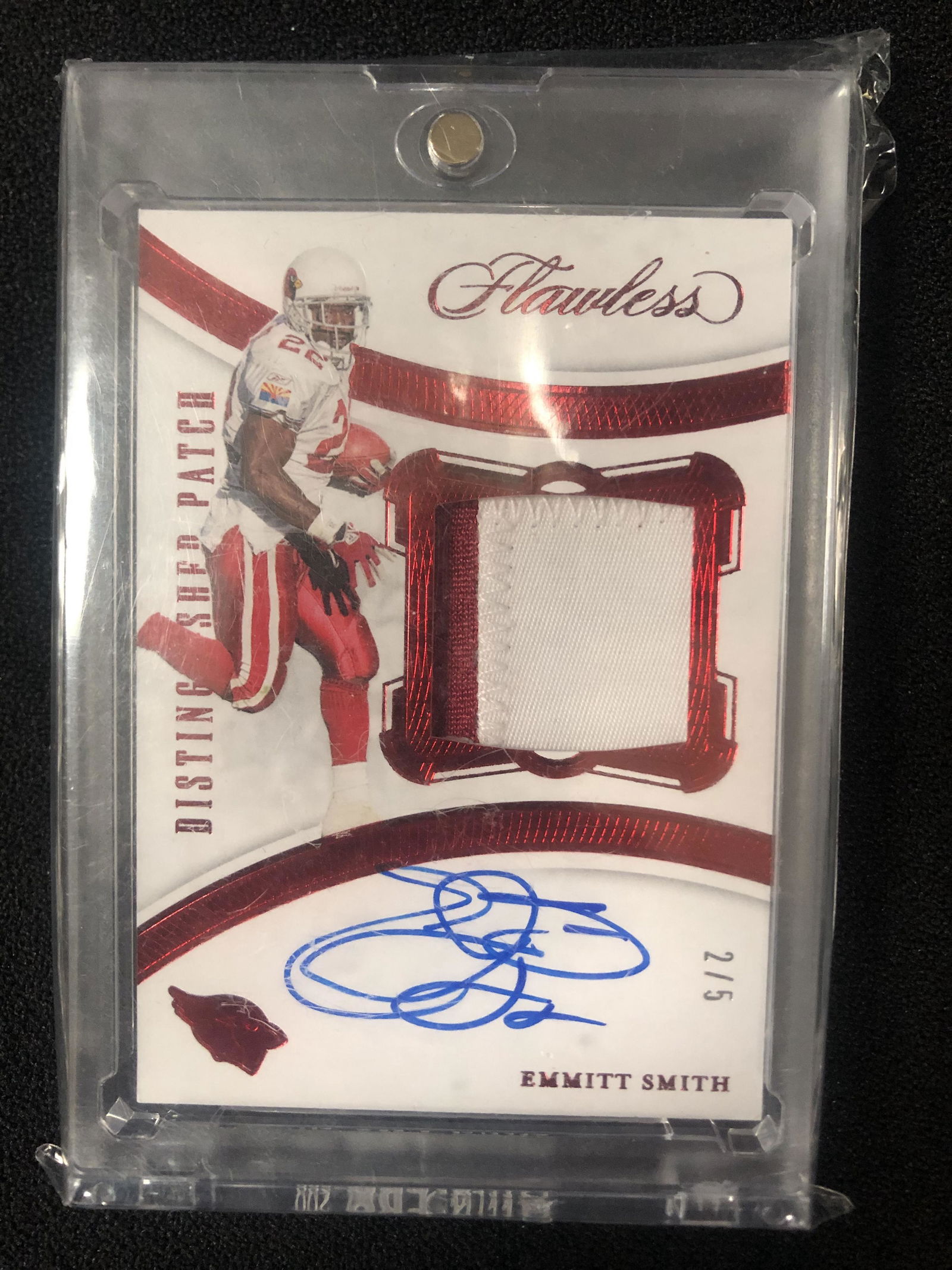 2020 PANINI FLAWLESS EMMITT SMITH NO. DIA-EMS PATCH AUTO 2/5 (1 of 2)