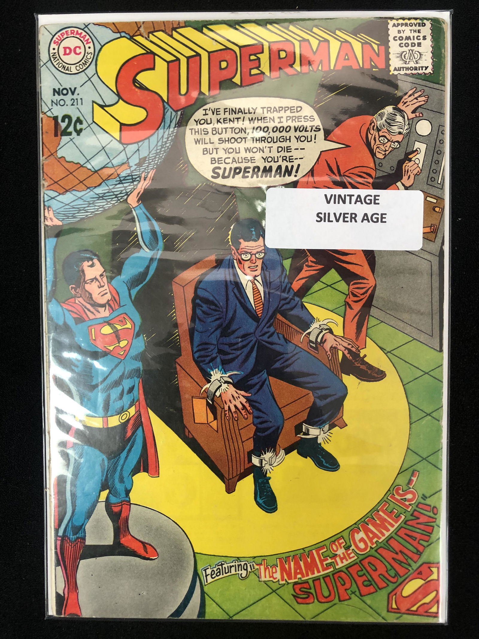DC COMICS NO.211 SUPERMAN (VINTAGE SILVER AGE) (1 of 1)