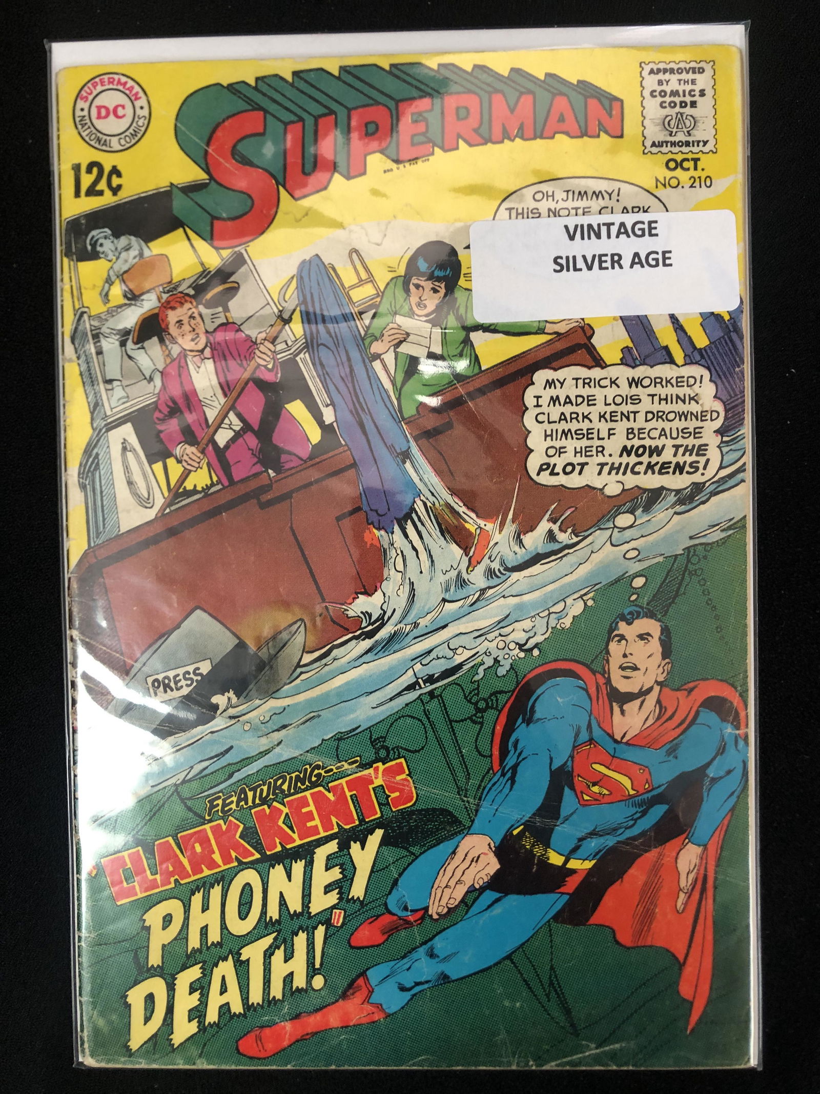 DC COMICS NO.210 SUPERMAN (VINTAGE SILVER AGE) (1 of 1)