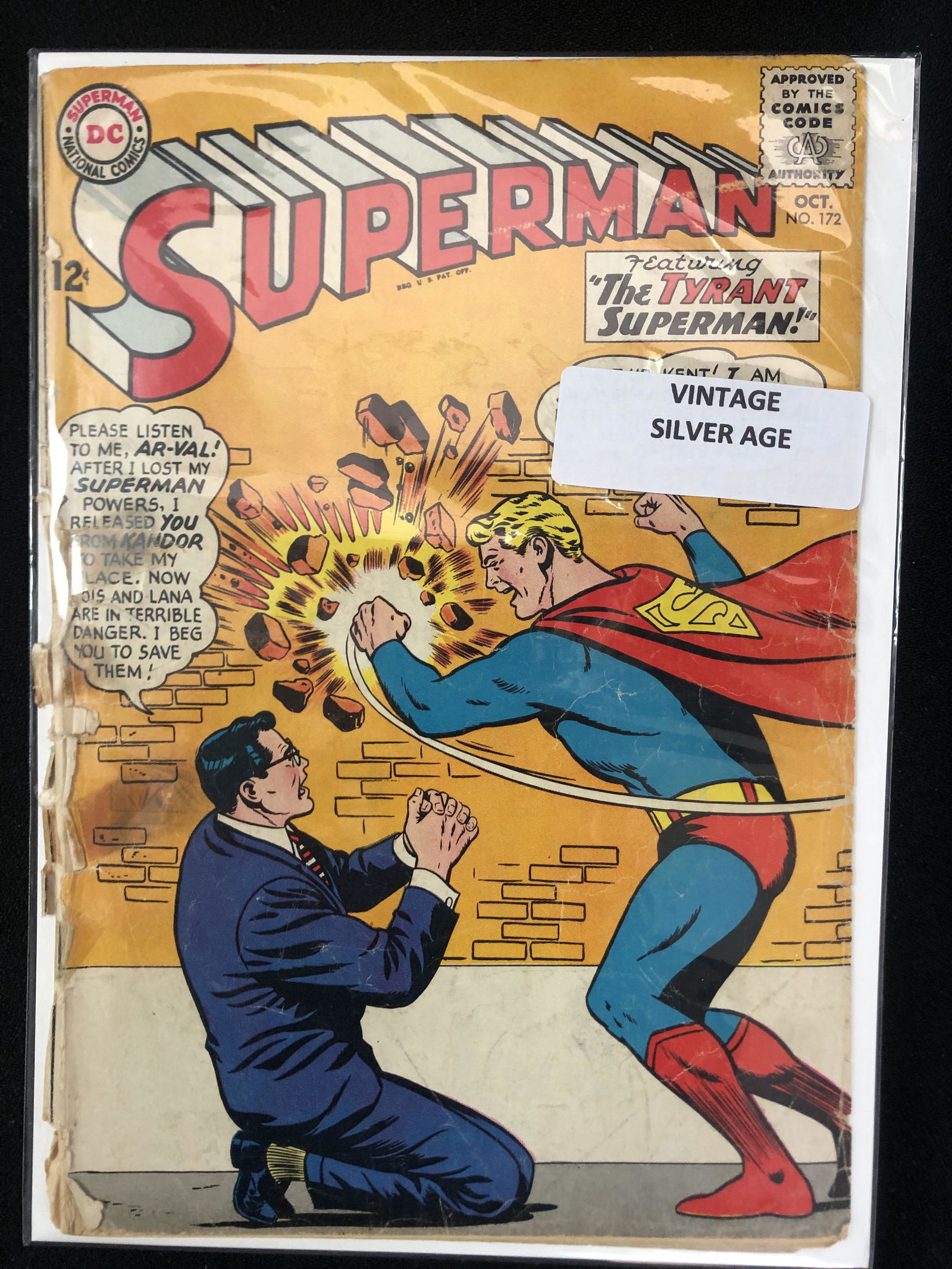 DC COMICS NO.172 SUPERMAN (VINTAGE SILVER AGE) (1 of 1)