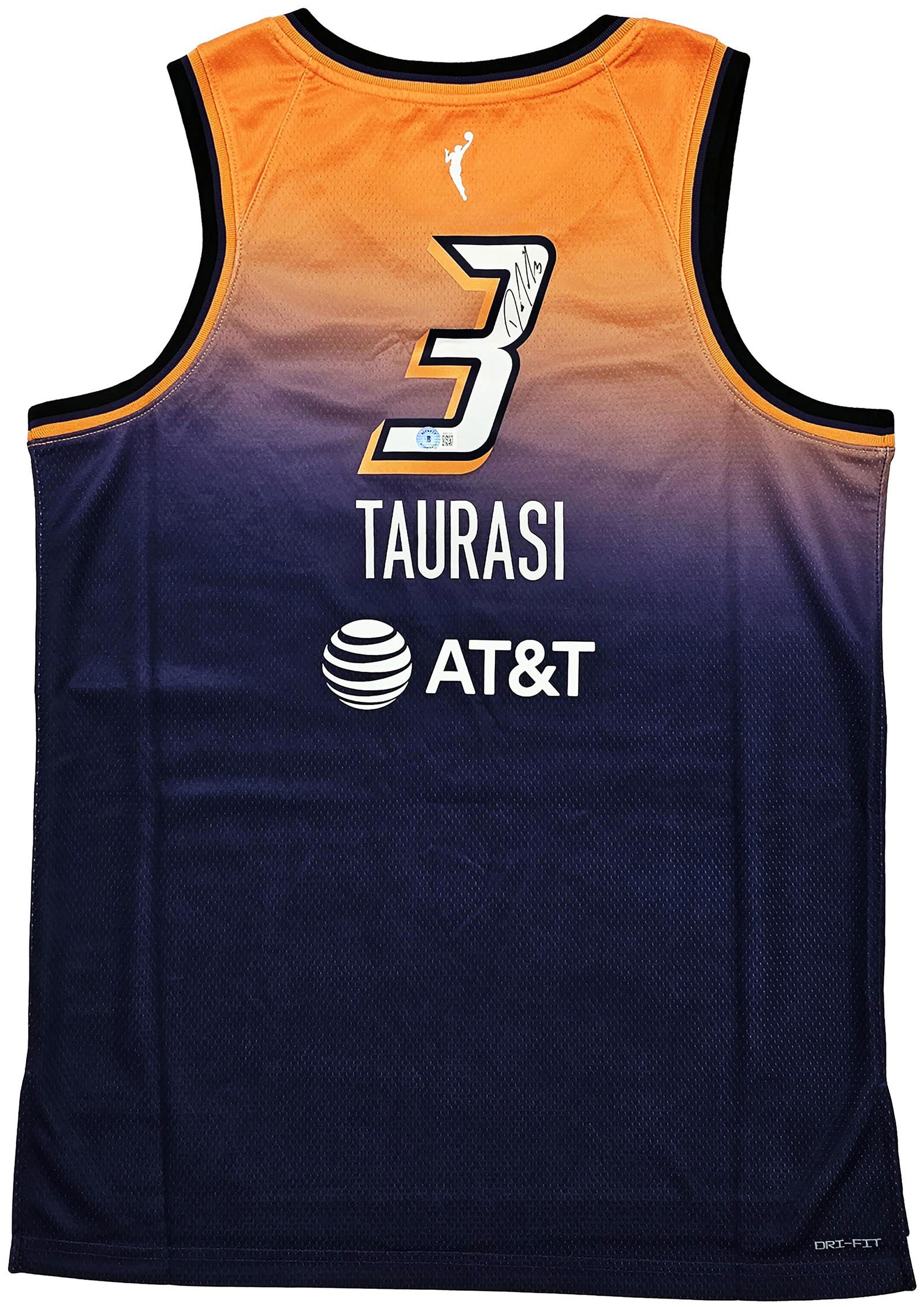 PHEONIX MERCURY DIANA TAURASI AUTOGRAPHED PURPLE NIKE EXPLORER EDITION JERSEY SIZE L BECKETT (1 of 2)