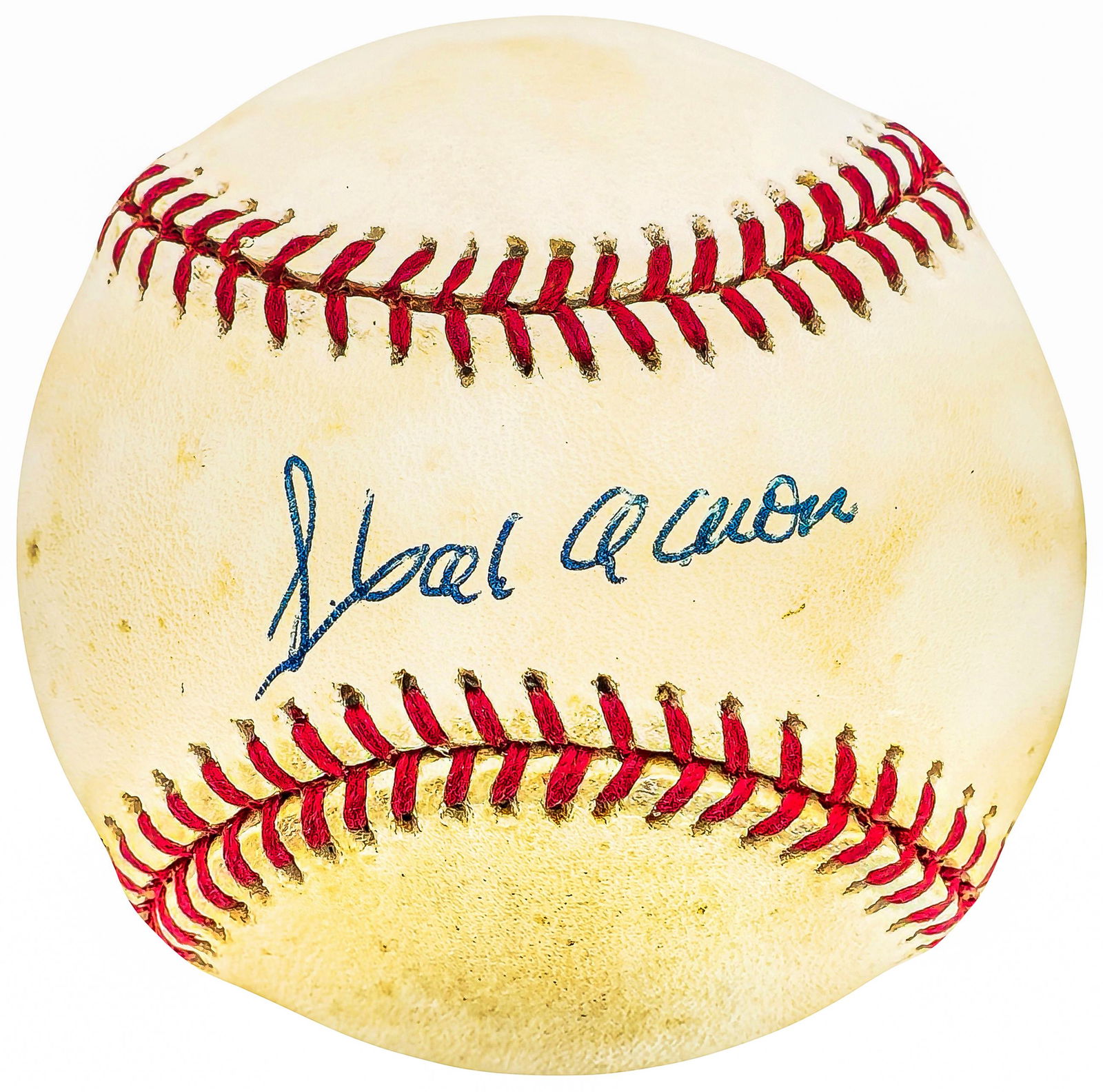 Hank Aaron Autographed Official NL Baseball Atlanta Braves Beckett BAS #AC74517 (1 of 2)