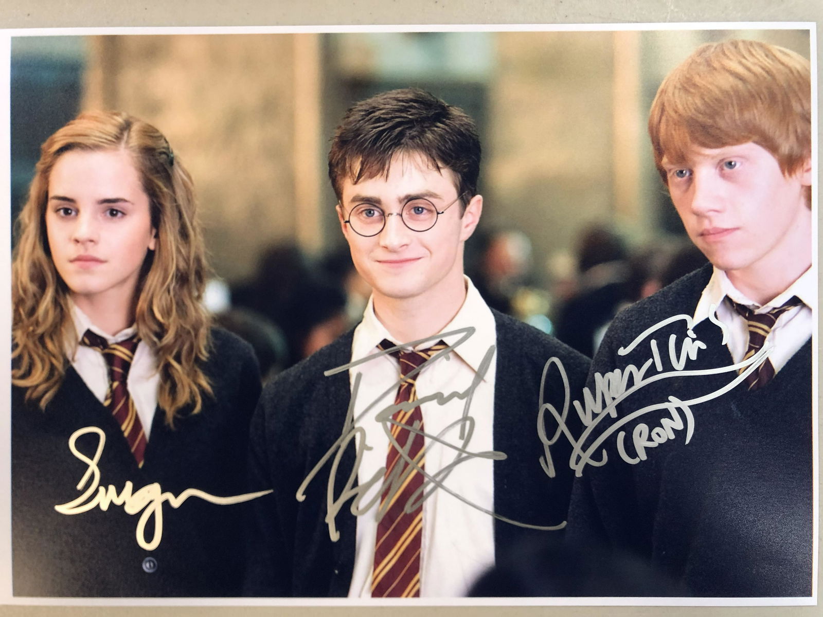 HARRY POTTER CAST SIGNED 8 X 10 (RA COA) (1 of 2)