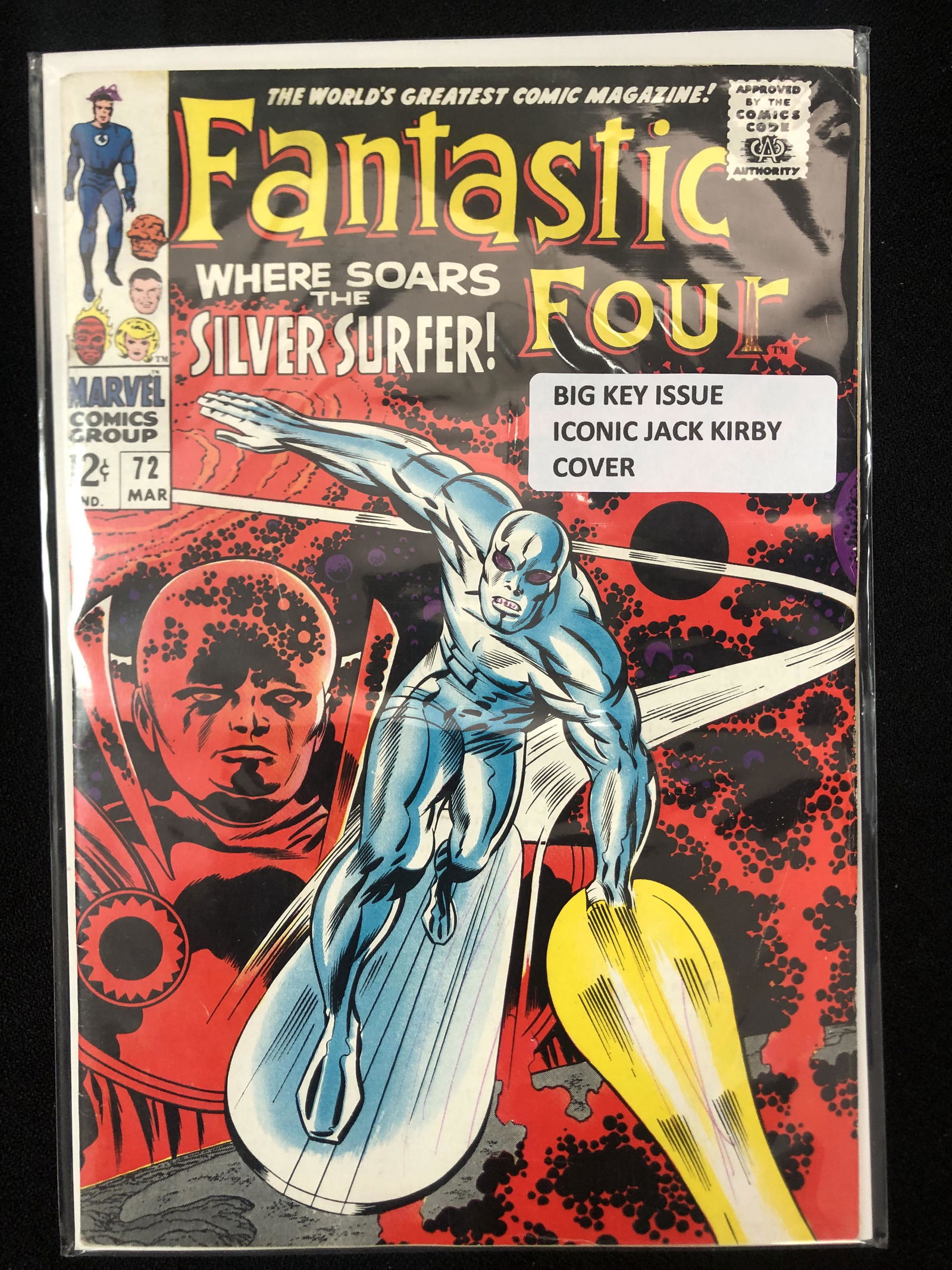 MARVEL COMICS NO.72 FANTASTIC FOUR (ICONIC JACK KIRBY COVER) (1 of 1)