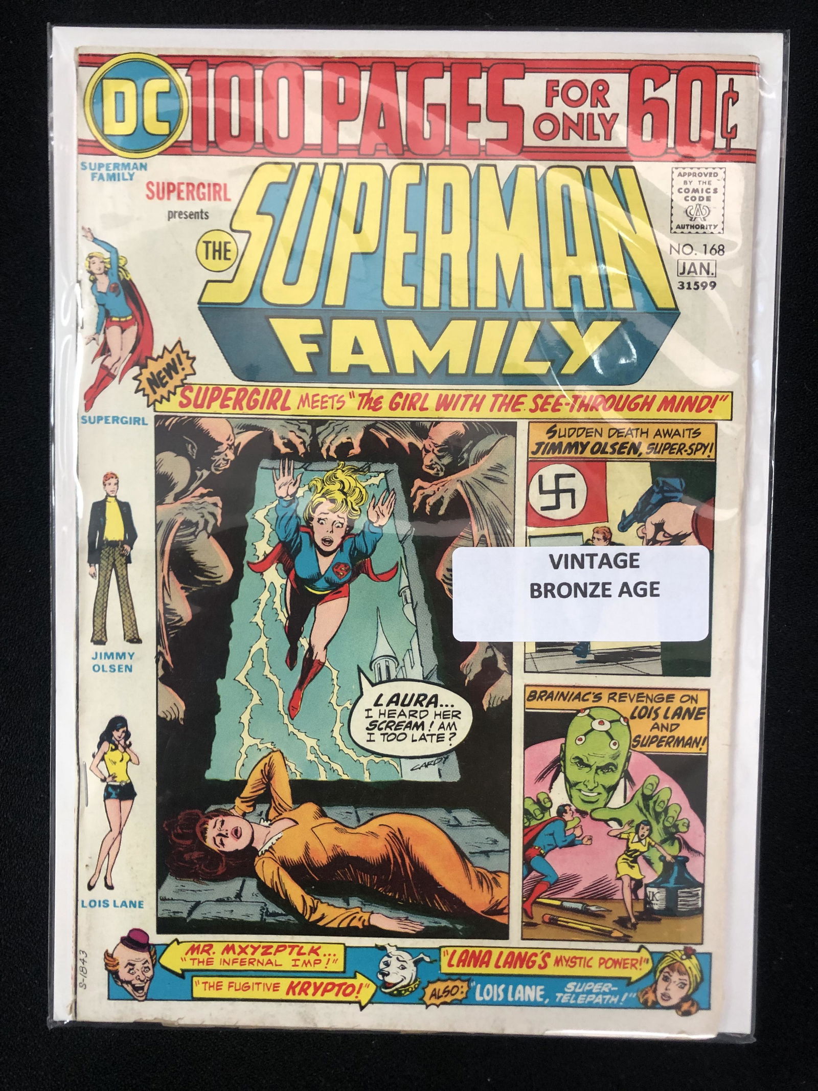 DC COMICS NO.168 THE SUPERMAN FAMILY (BRONZE AGE) (1 of 2)