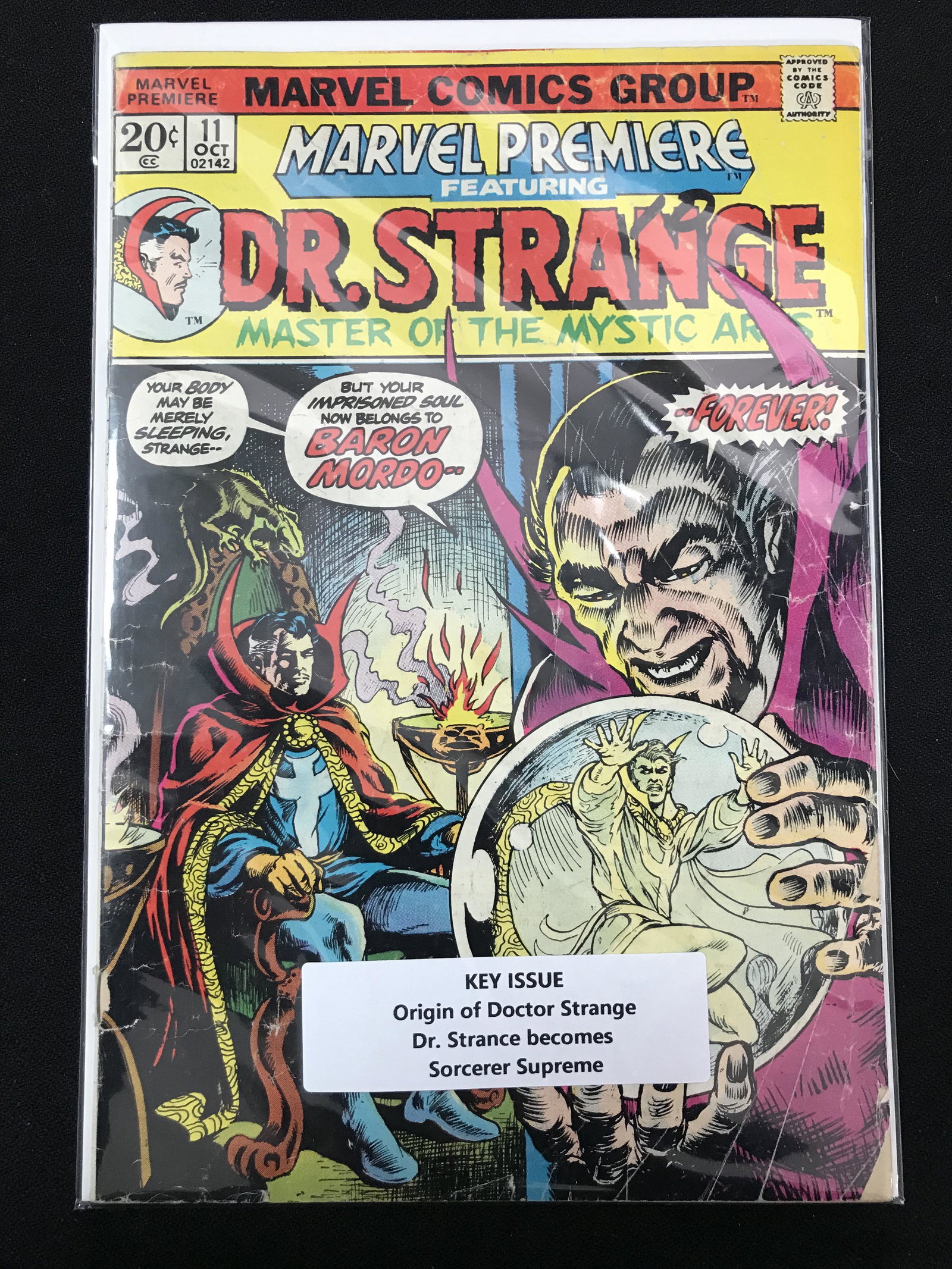 MARVEL COMICS NO.11 DR. STRANGE (ORIGIN OF DR.STRANGE AND HE BECOMES SORCERER SUPREME) (1 of 1)