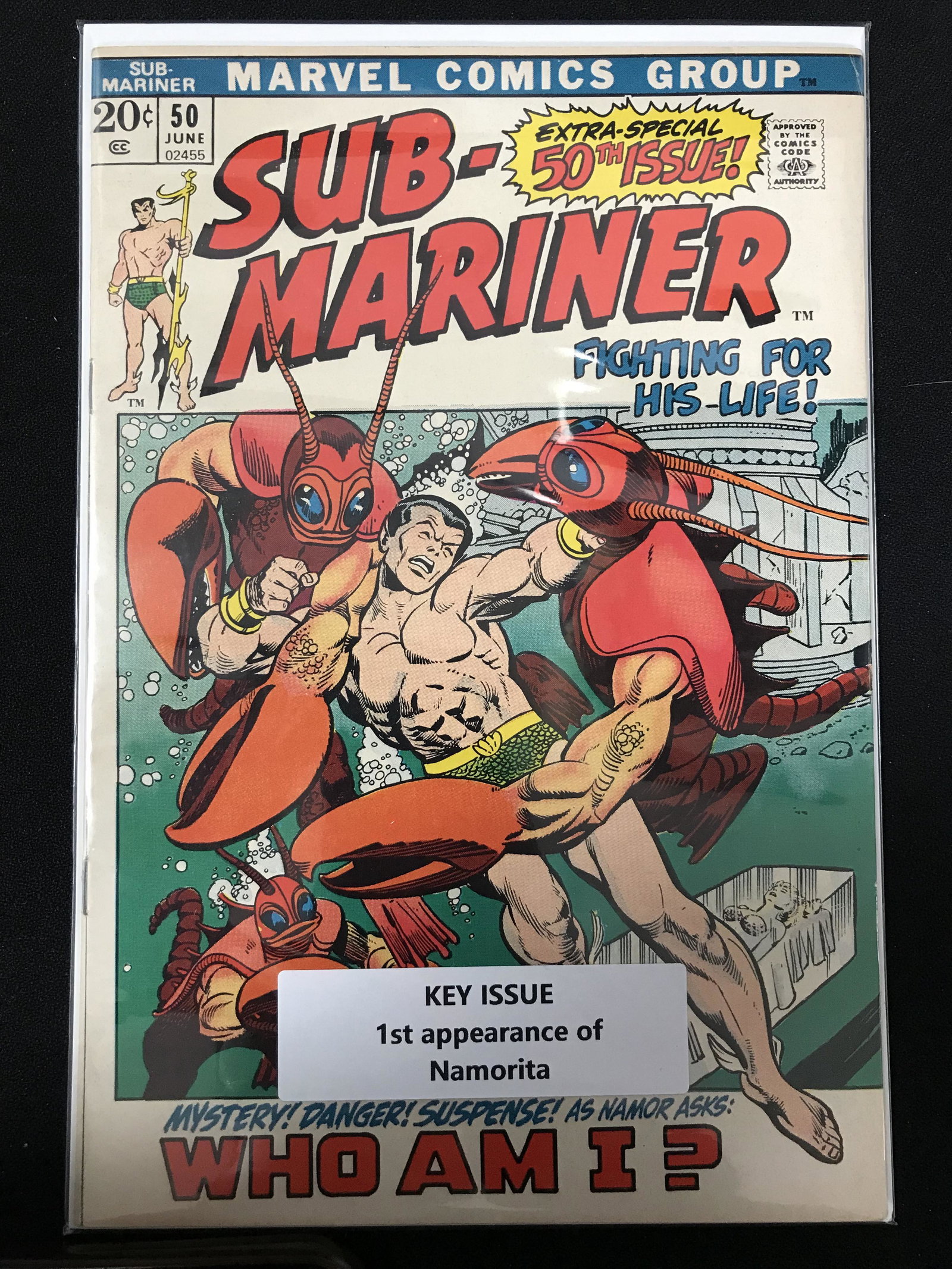 MARVEL COMICS NO.50 THE SAVAGE SUB-MARINER (1 of 1)