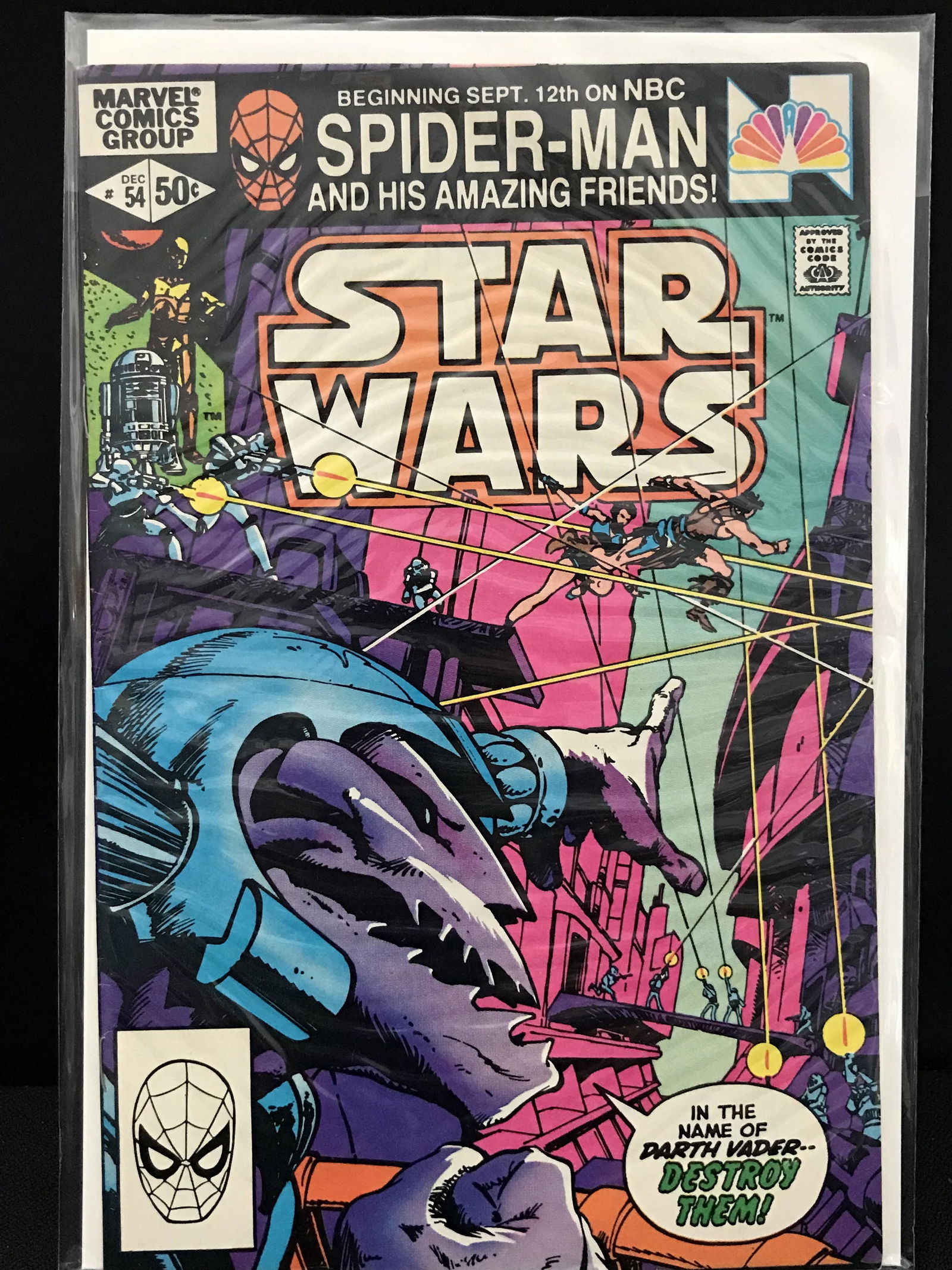 STAR WARS #54  (MARVEL COMICS) (1 of 1)
