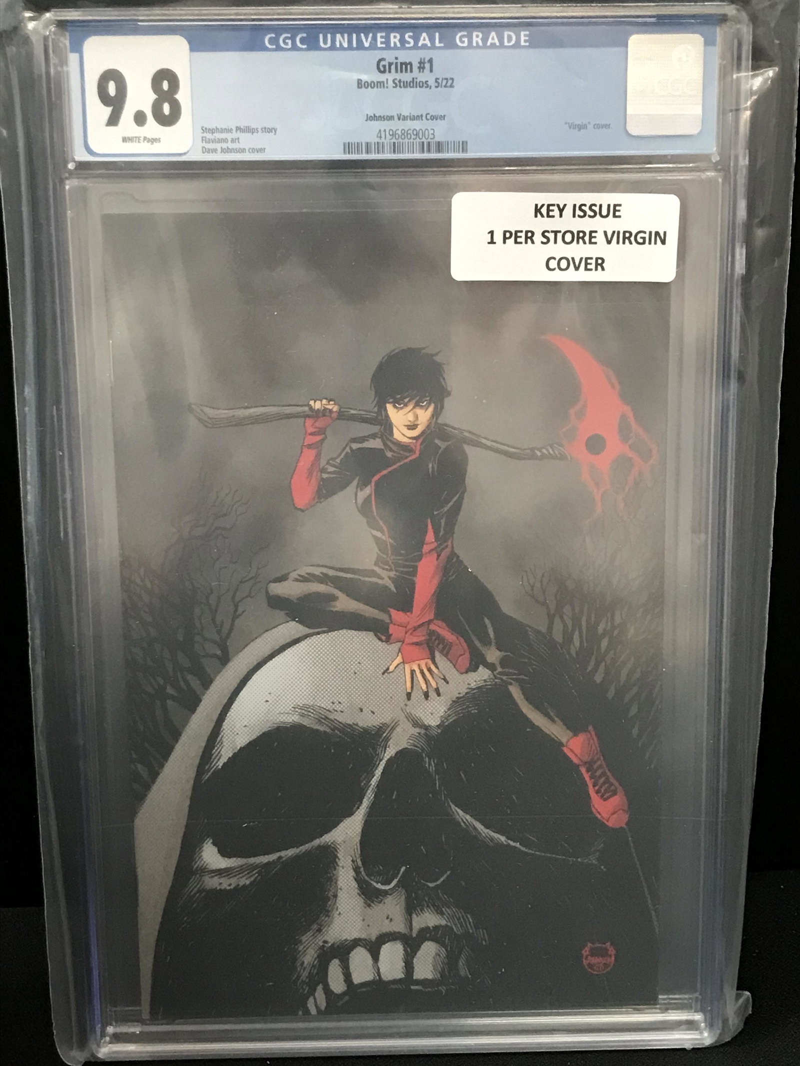 GRIM #1 KEY ISSUE CGC GRADED 9.8 (BOOM STUDIOS) (1 of 1)