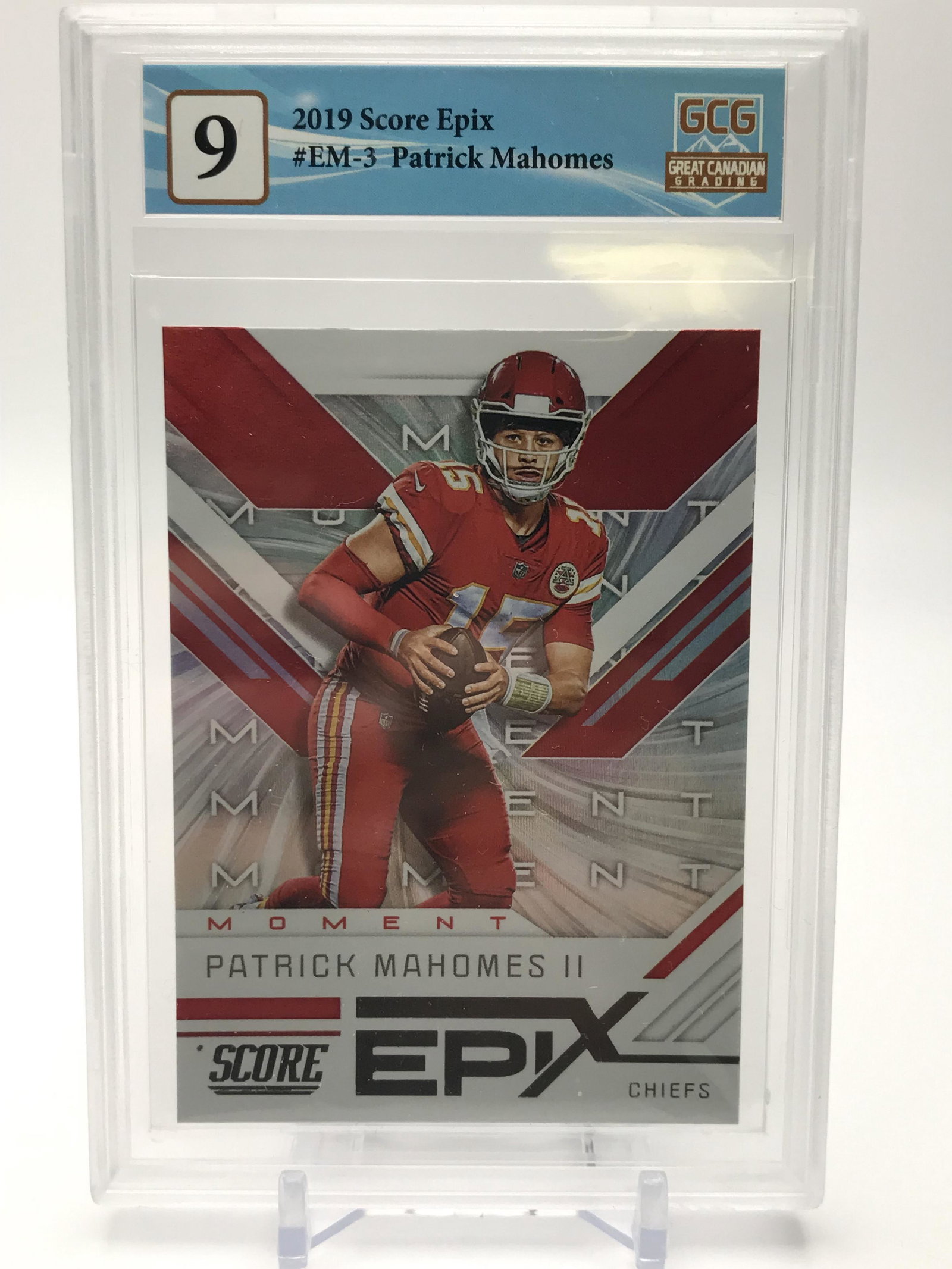 2019 SCORE EPIX PATRICK MAHOMES (GCG 9) (1 of 2)