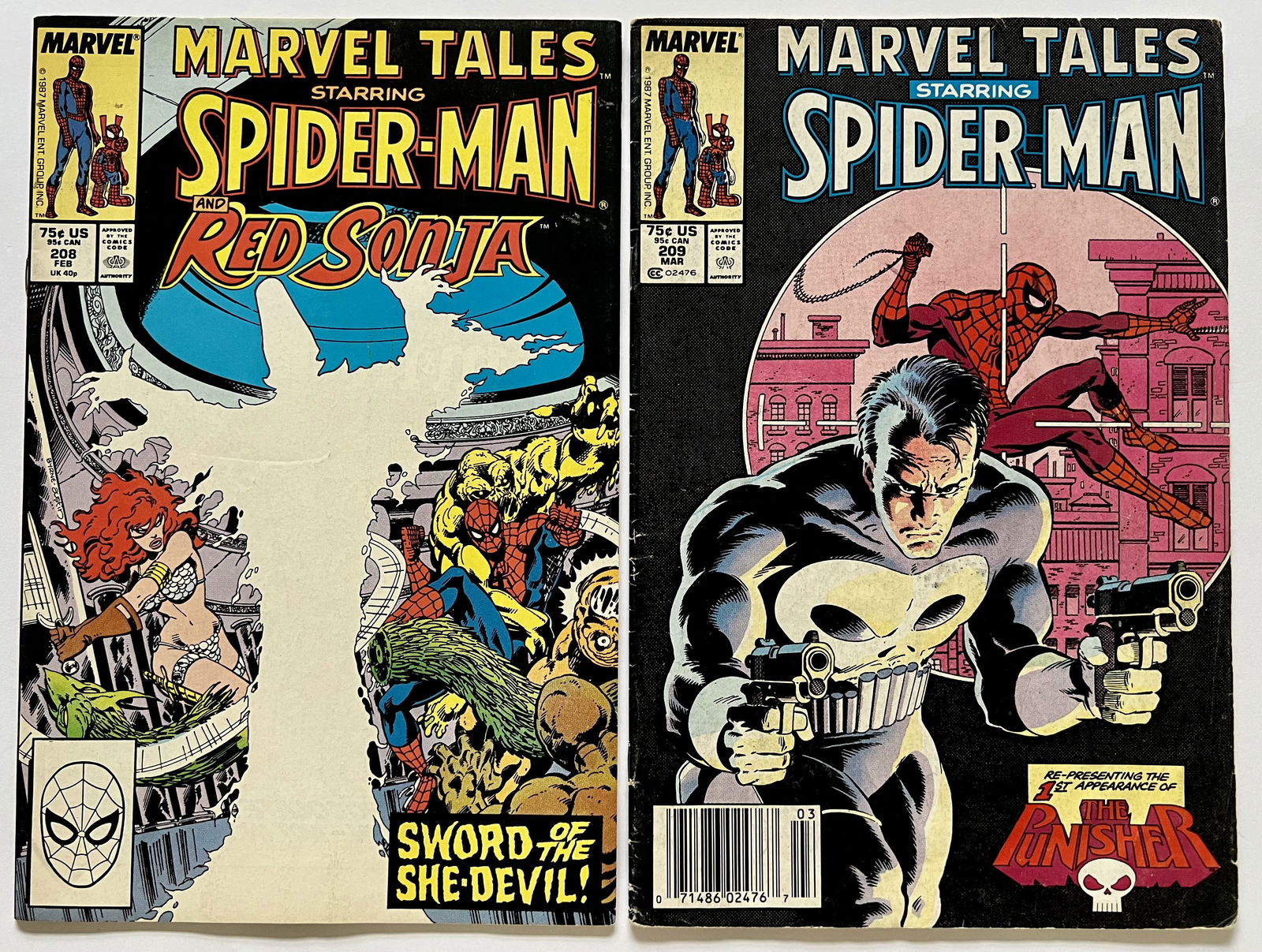MARVEL COMICS MARVEL TALES STARRING SPIDER-MAN COMICS BOOK LOT (1 of 1)