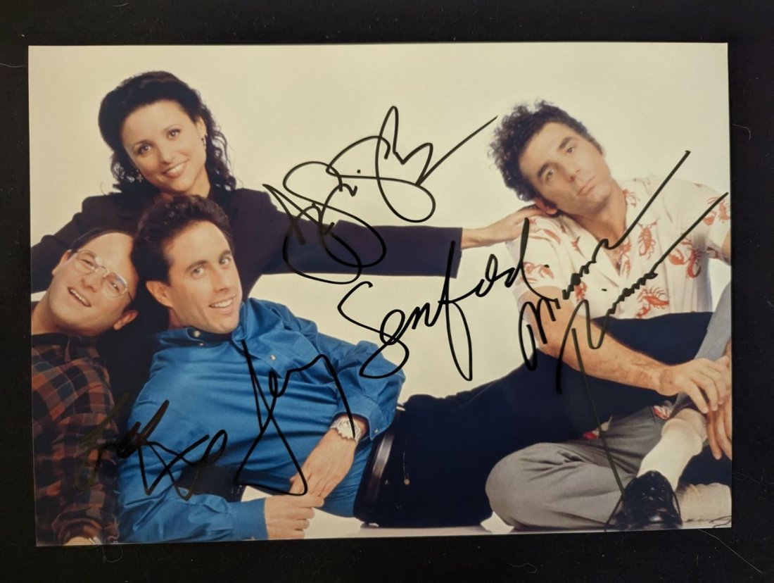 SEINFELD CAST SIGNED 8 X 10 (RA COA) (1 of 3)