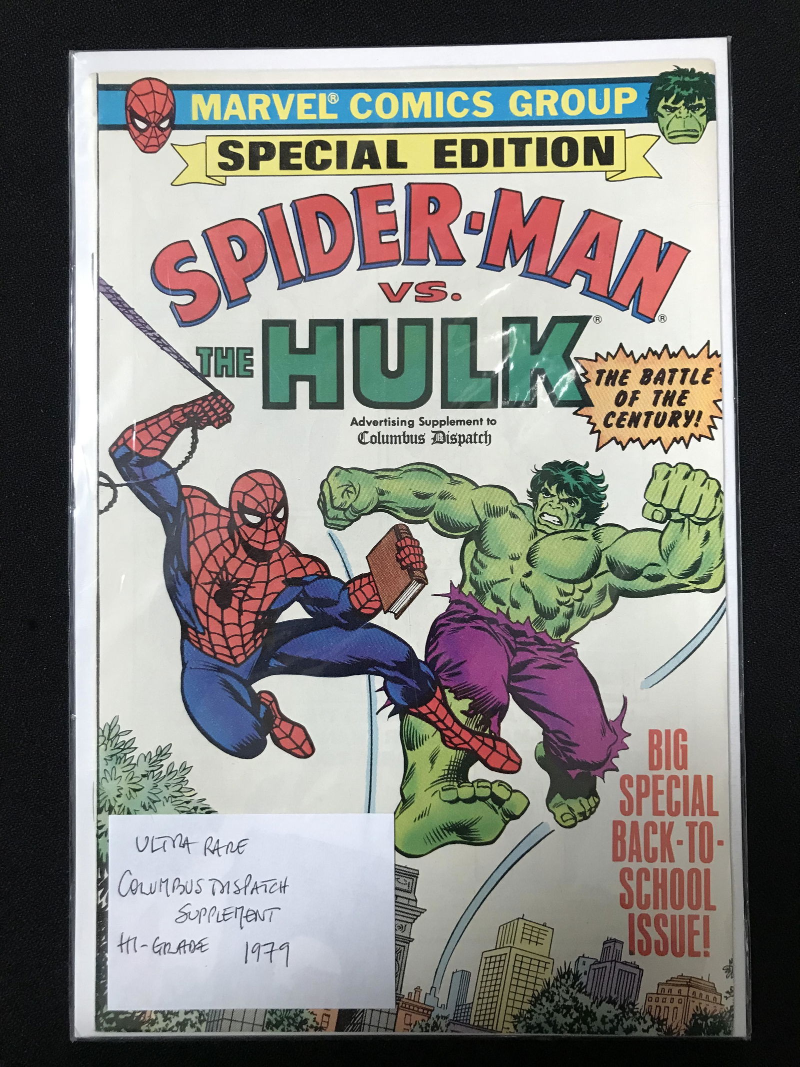 MARVEL COMICS SPIDERMAN VS THE HULK (1 of 1)