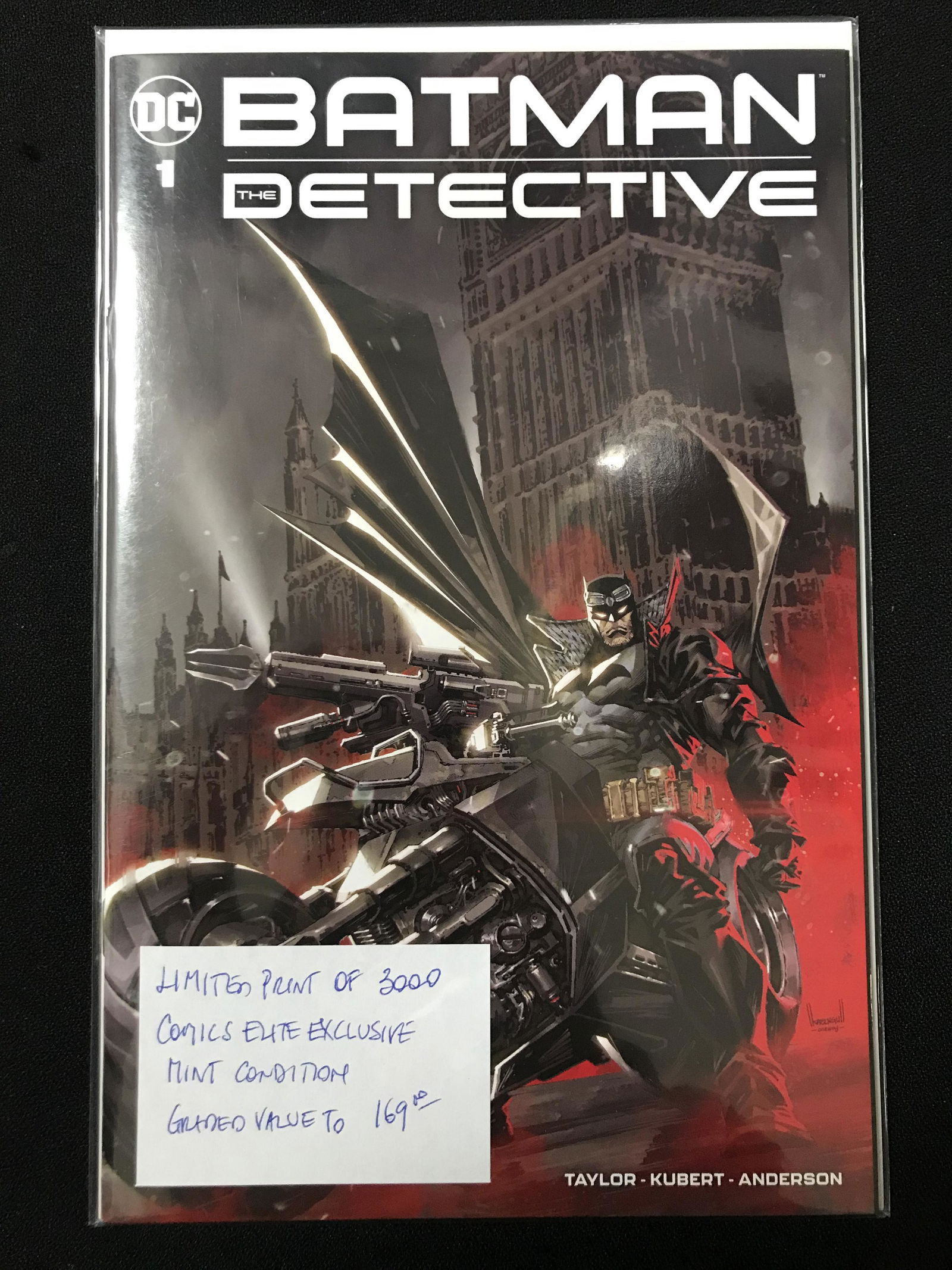 DC COMICS NO.1 BATMAN THE DETECTIVE (LIMITED PRINT OF 3000) (1 of 1)