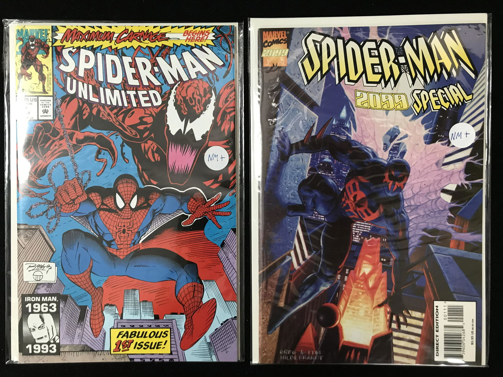 SPIDER-MAN UNLIMITED #1 AND SPIDER-MAN 2099 SPECIAL #1  (MARVEL COMICS) (1 of 1)